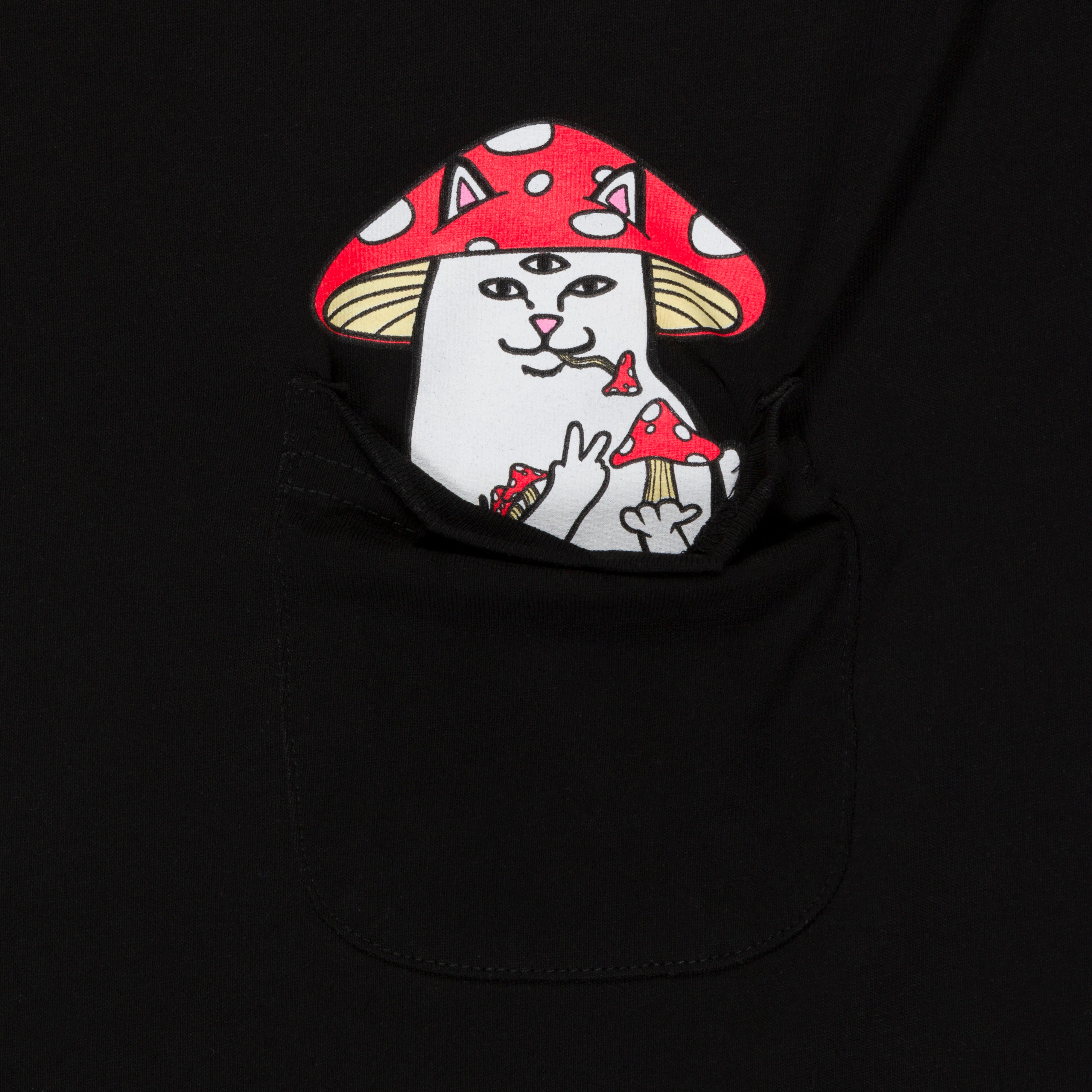 RIPNDIP Hemper Enlightened Nermal Pocket Tee (Black)
