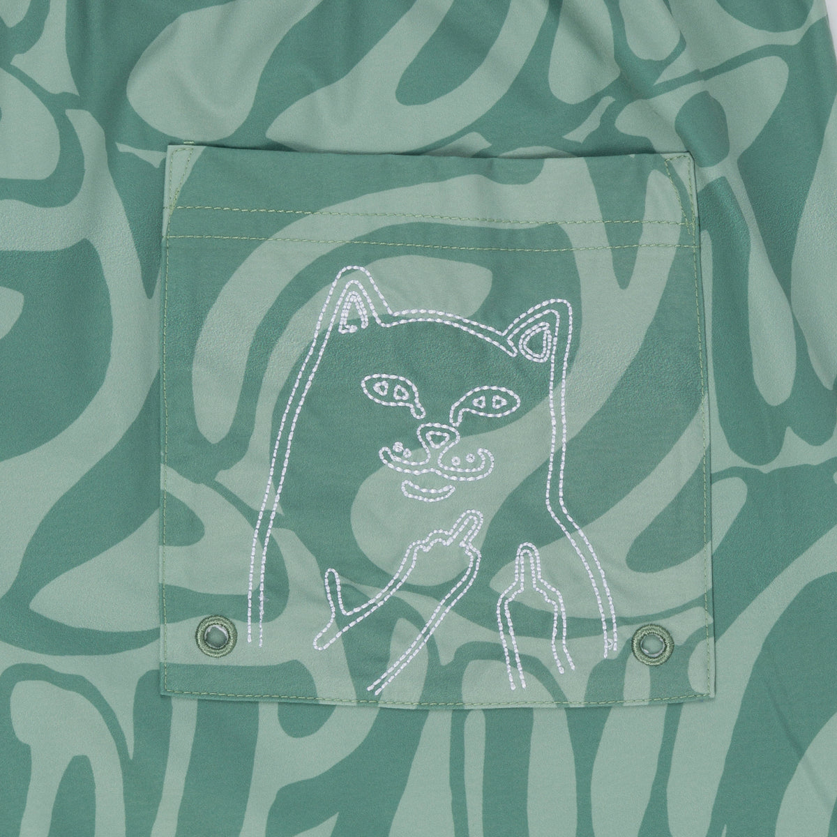 RIPNDIP Wilshire Swim Shorts (Pine)