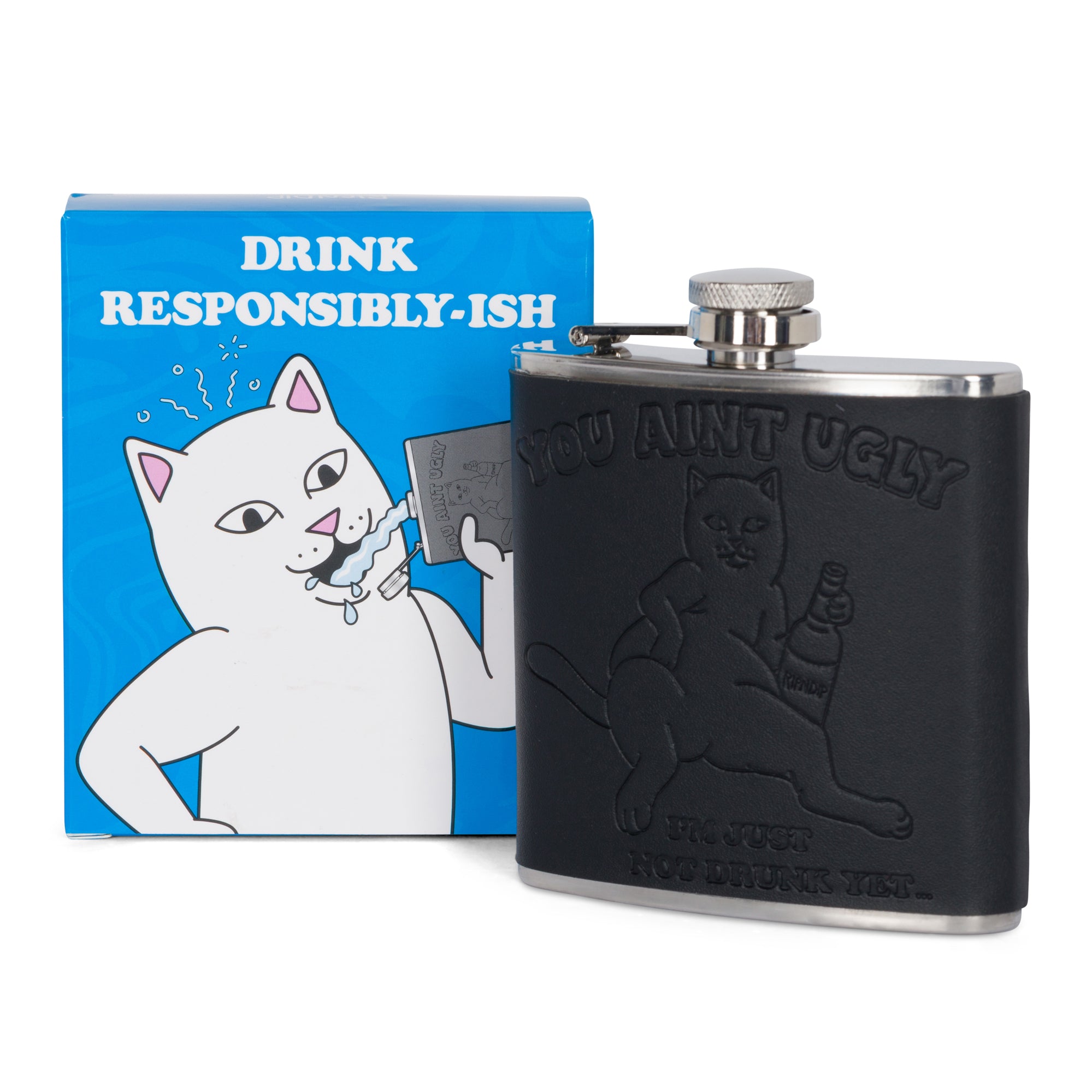 RIPNDIP YOU AINT UGLY FLASK スキットル You Ain't Ugly Flask (Black) – RIPNDIP