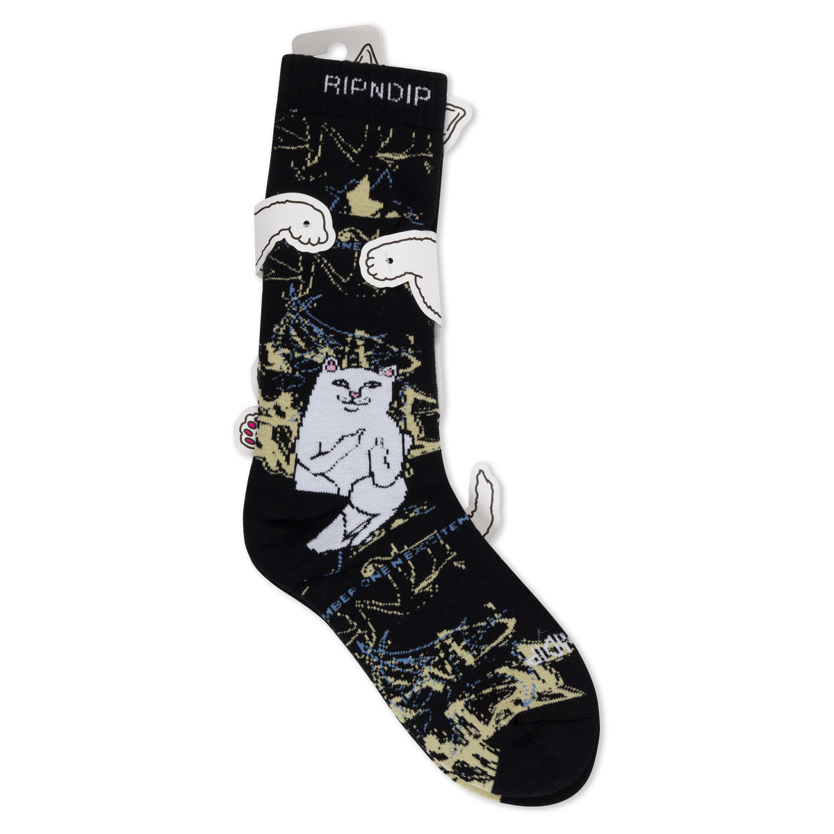 RIPNDIP Lord Nermal Madness Socks (Black)