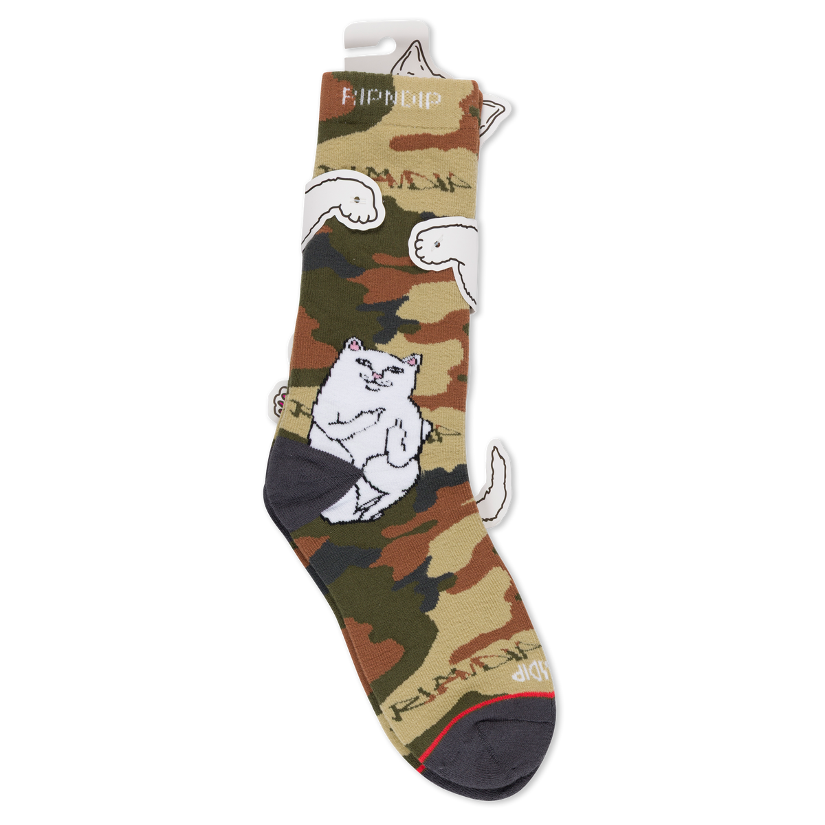 RIPNDIP Lord Nermal Street Socks (Camo)