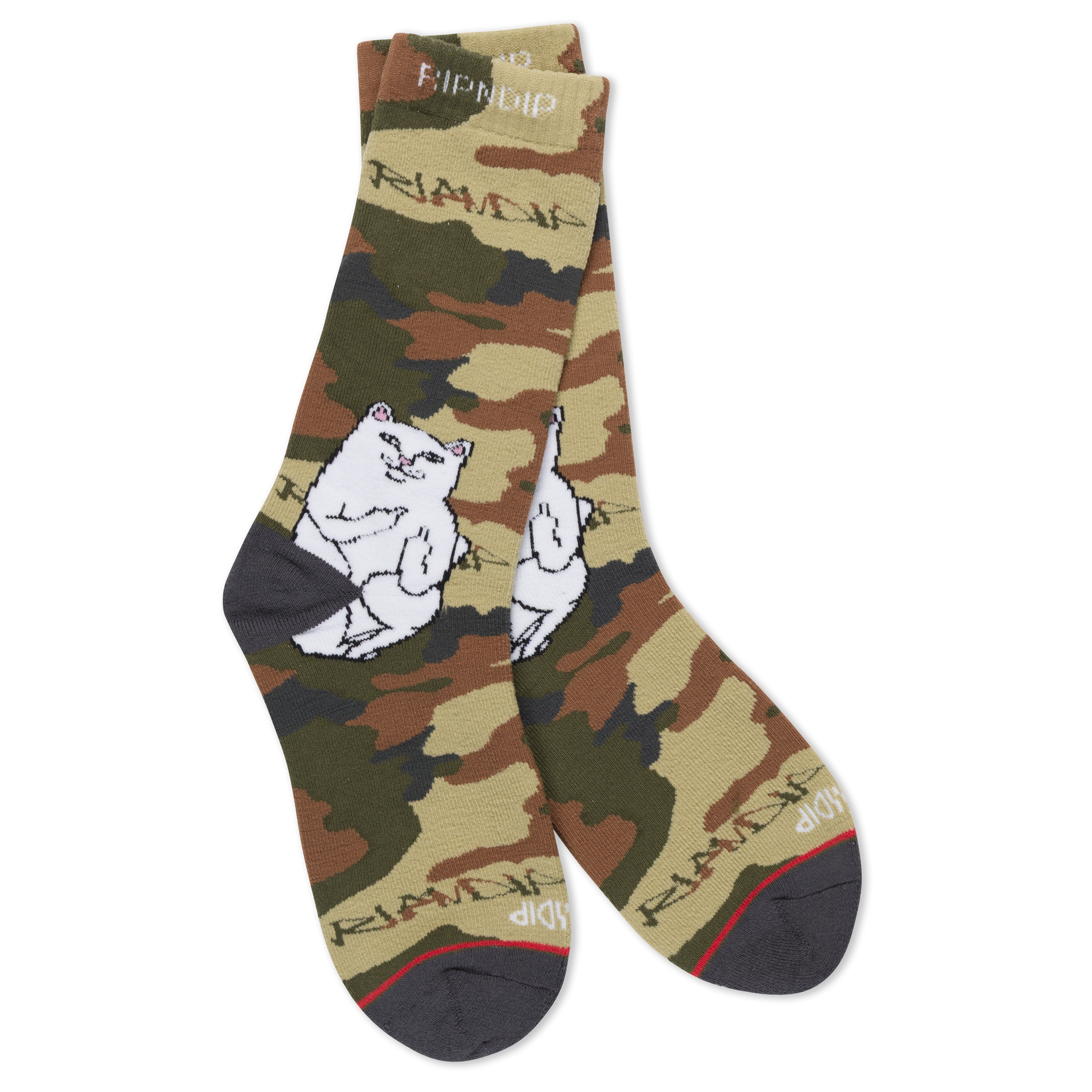 RIPNDIP Lord Nermal Street Socks (Camo)