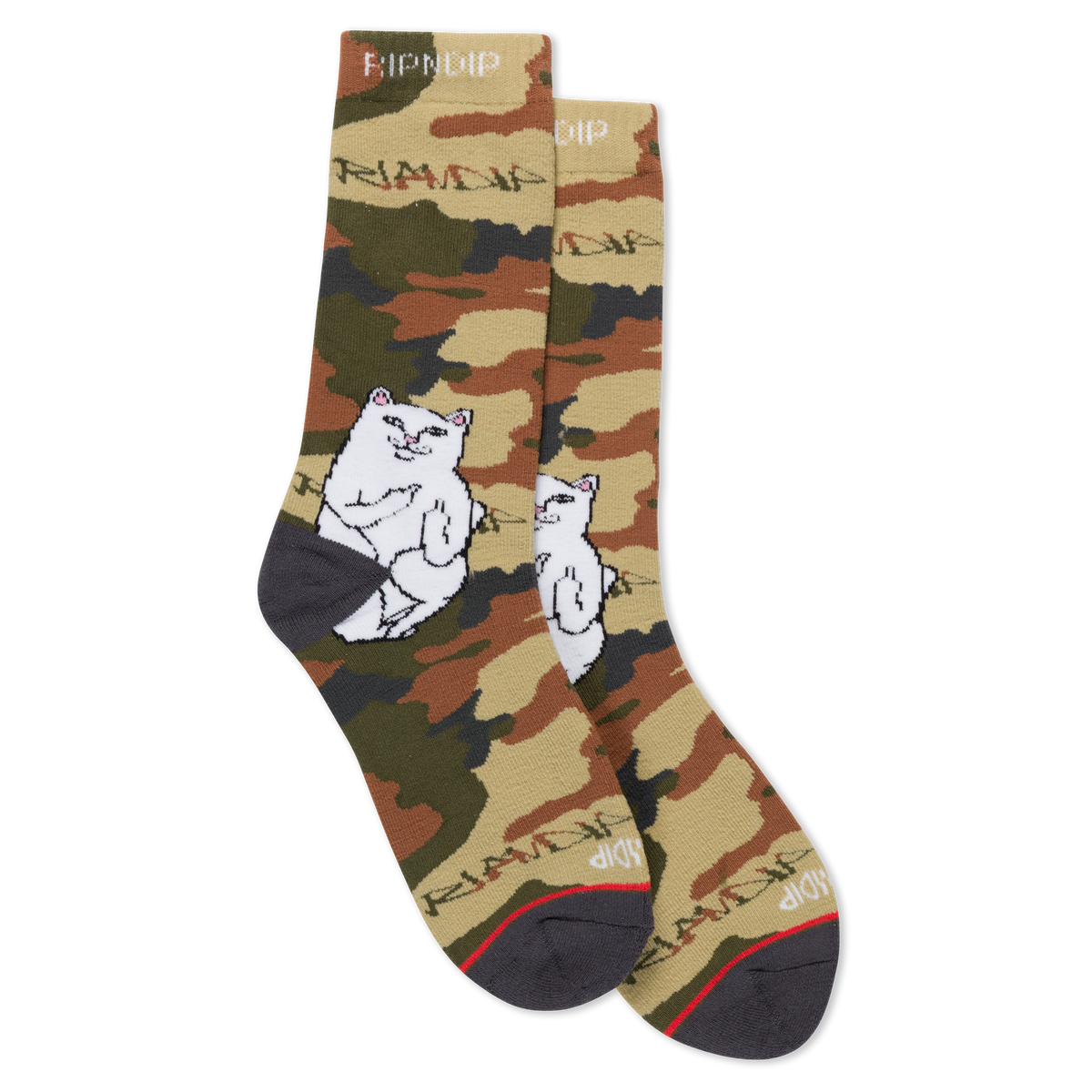 RIPNDIP Lord Nermal Street Socks (Camo)