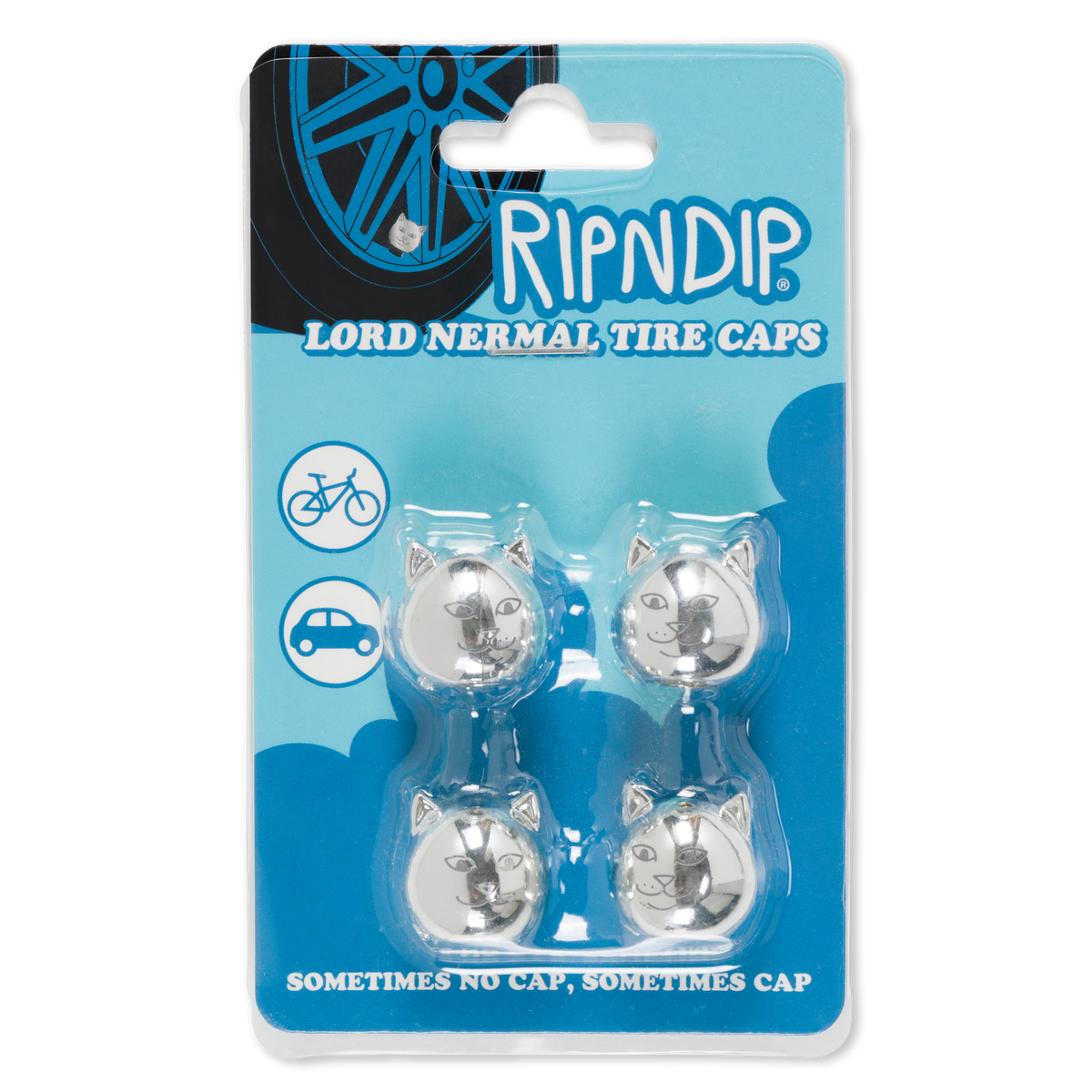 RIPNDIP Lord Nermal Tire Caps (Silver)