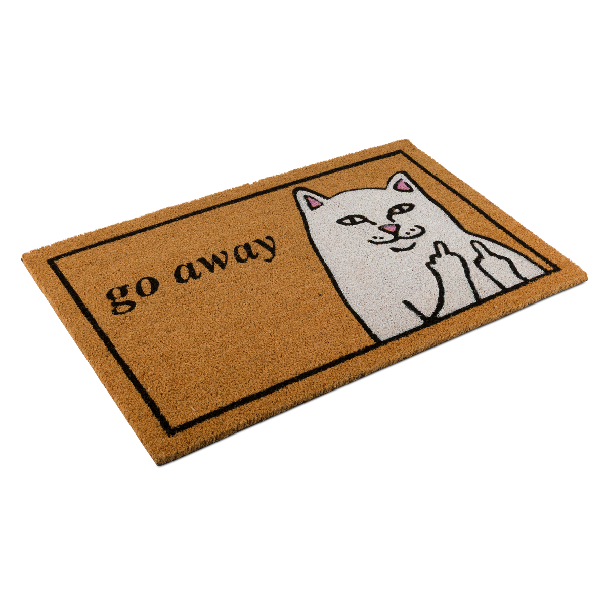 Go Away Door Mat (Brown) – RIPNDIP
