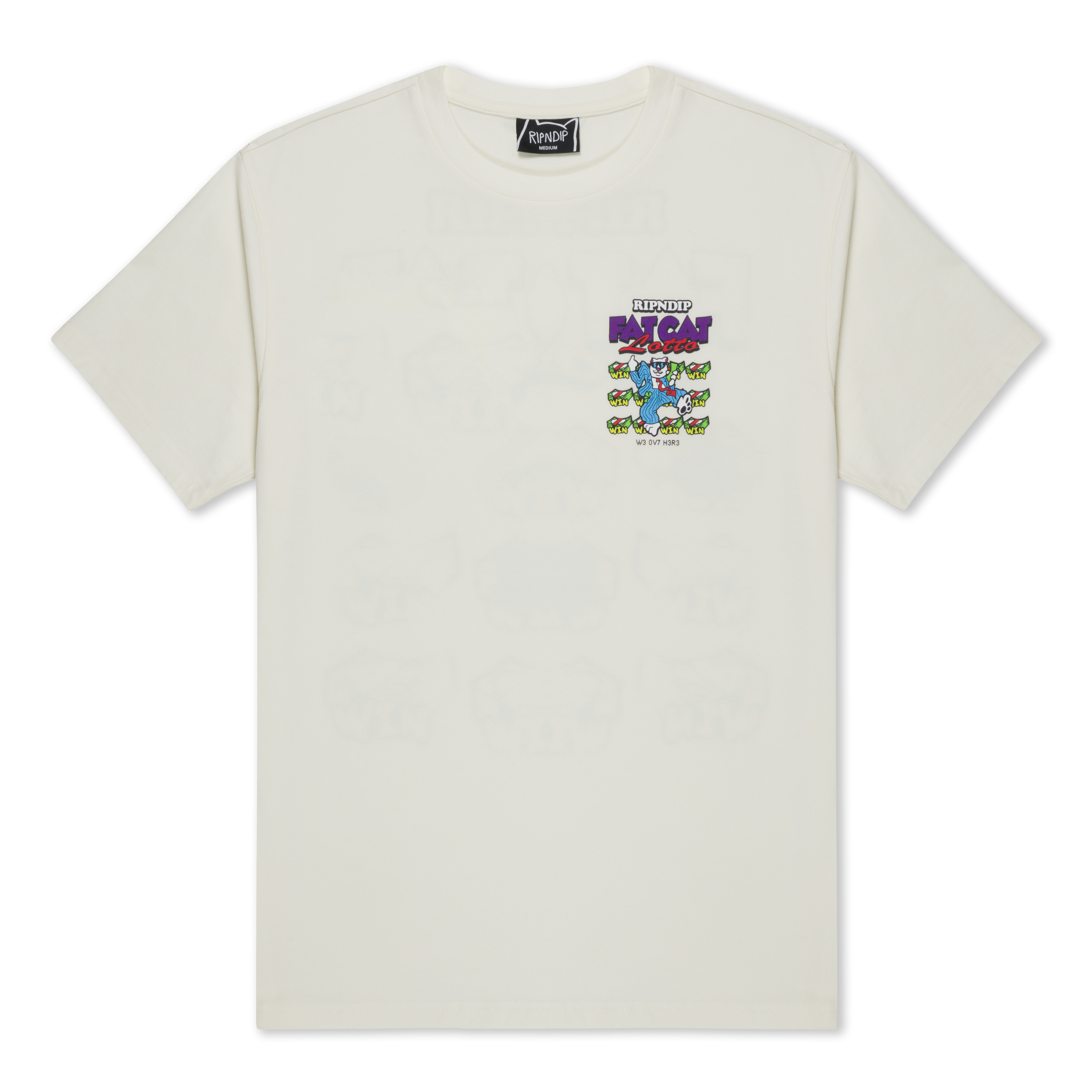 RIPNDIP Fat Cat Tee (Bone)
