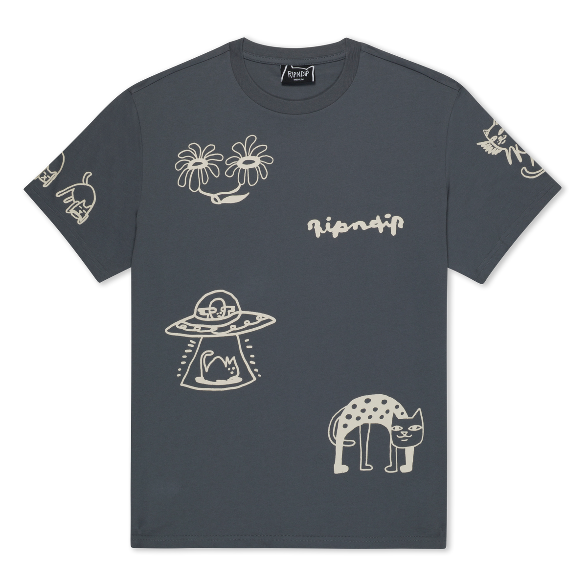 RIPNDIP Blonded Tee (Charcoal)
