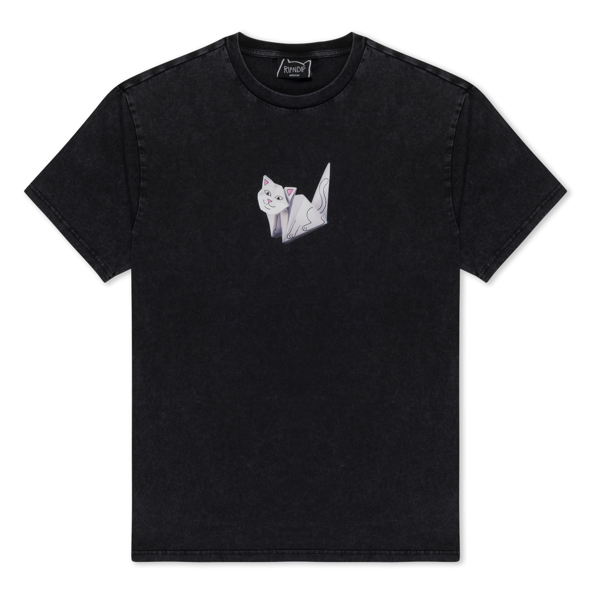RIPNDIP Origami Tee (Black Vintage Wash)