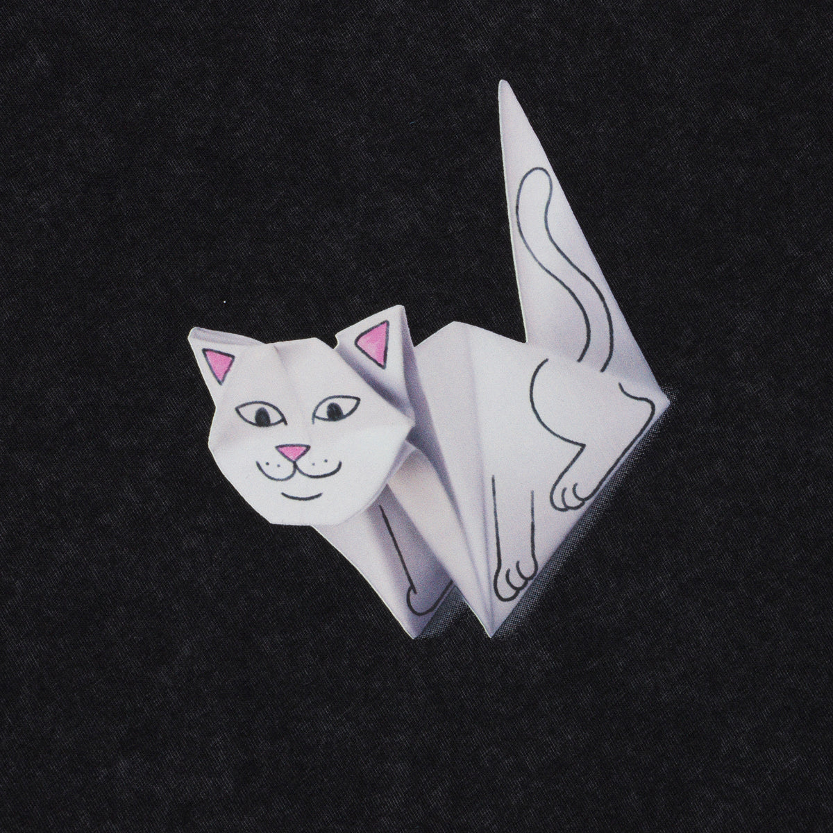 RIPNDIP Origami Tee (Black Vintage Wash)
