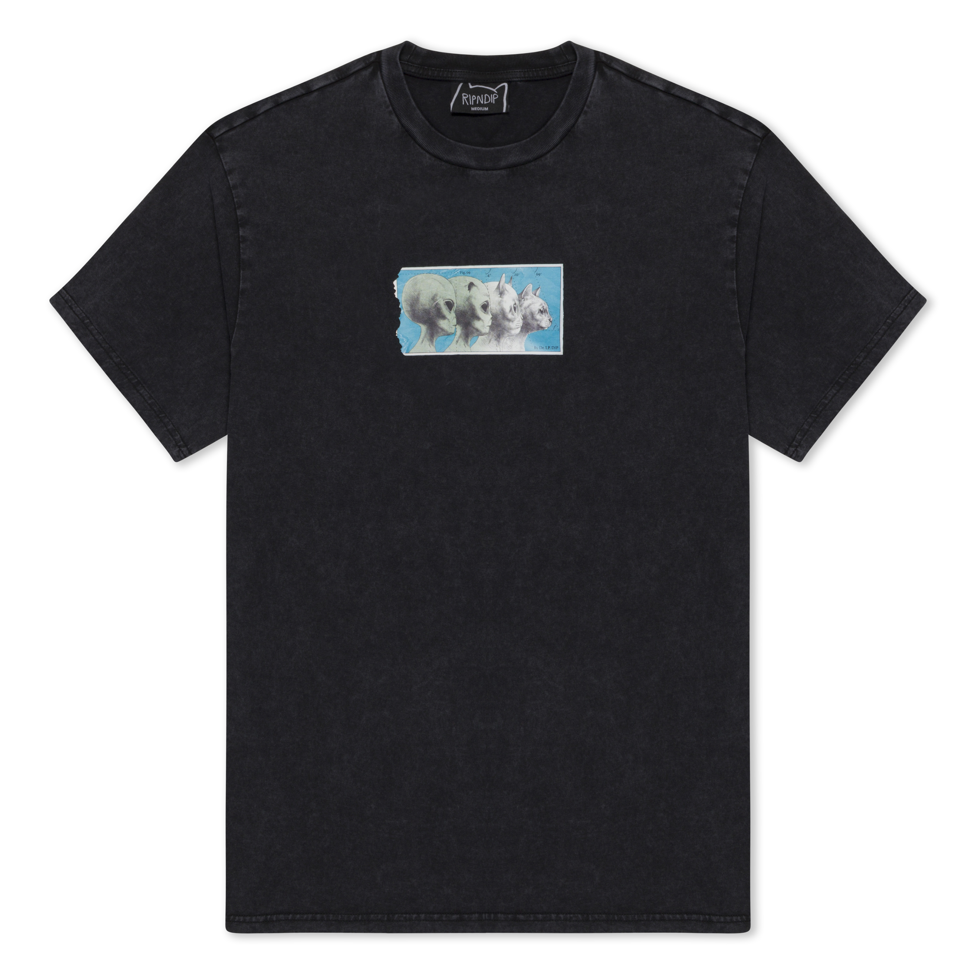 RIPNDIP Nerm Geo Tee (Black Vintage Wash)