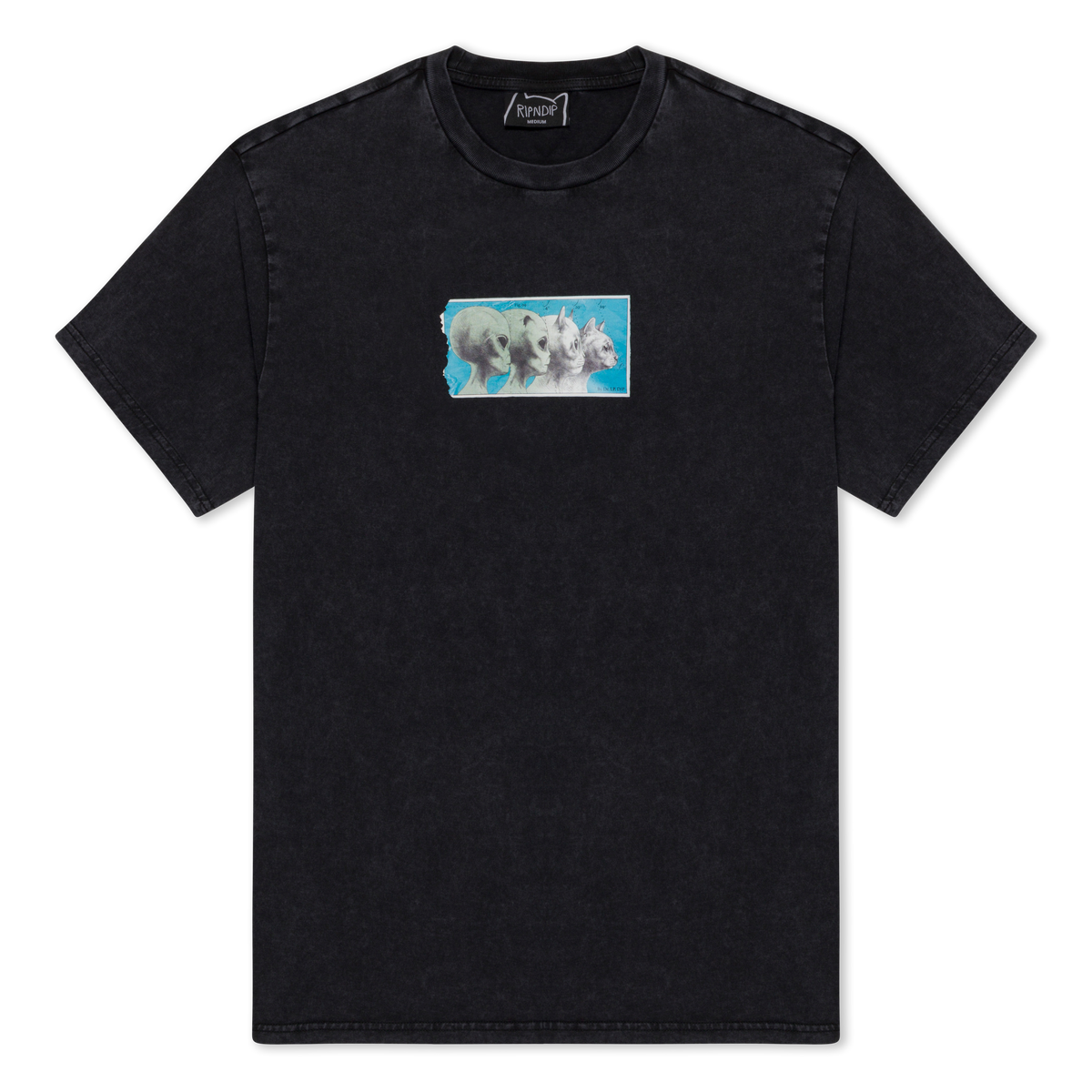 RIPNDIP Nerm Geo Tee (Black Vintage Wash)