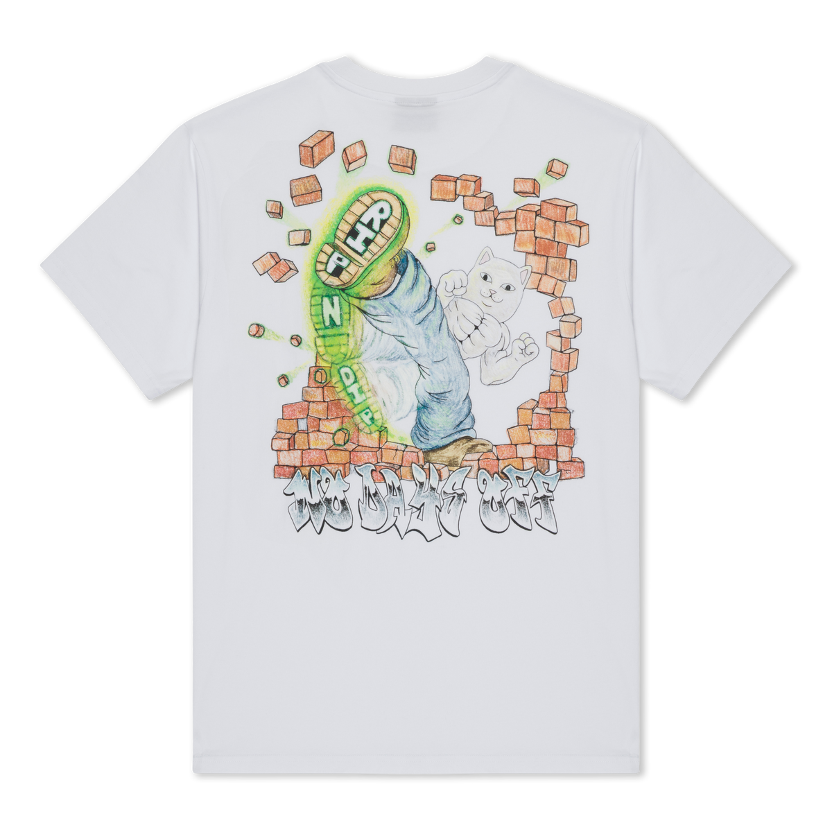 RIPNDIP Karate Kat Tee (White)