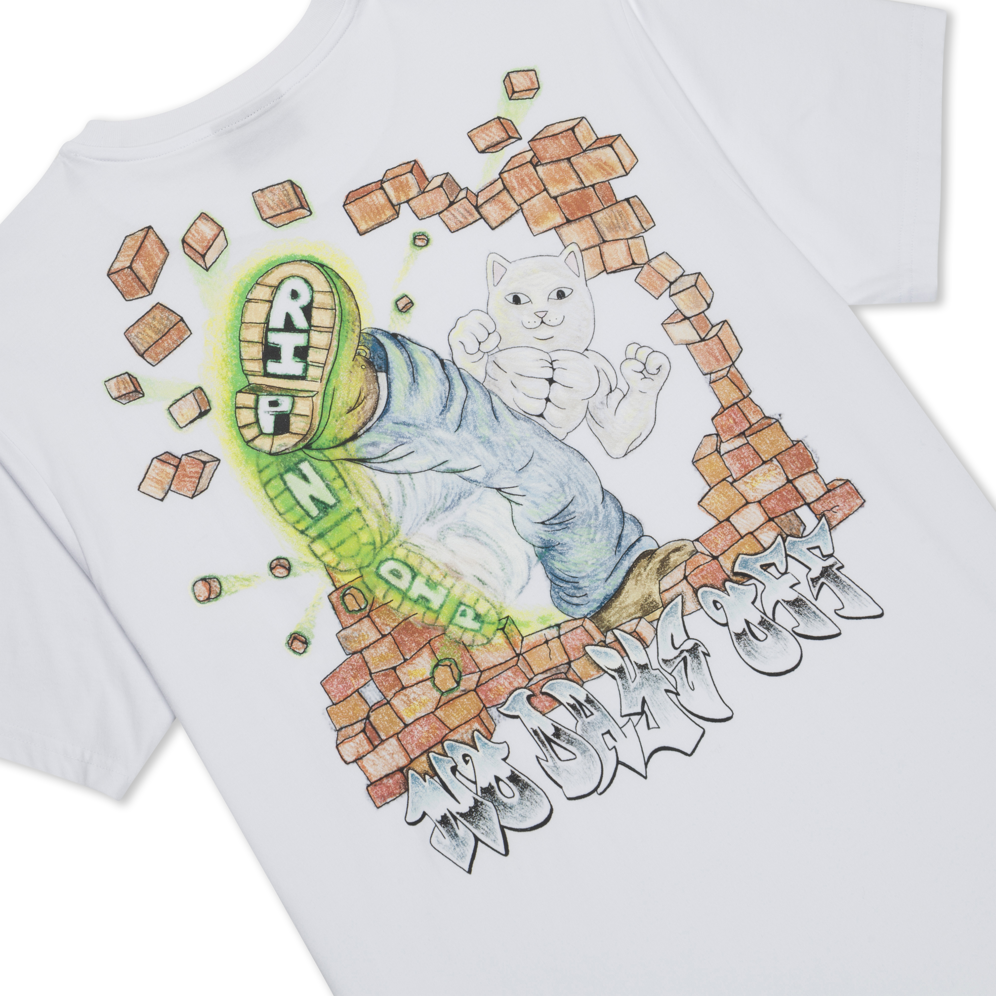 RIPNDIP Karate Kat Tee (White)