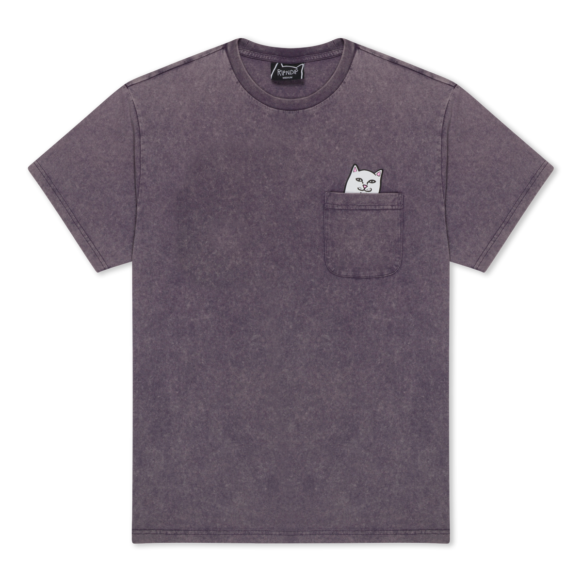 RIPNDIP Lord Nermal Pocket Tee (Grape Vintage Wash)