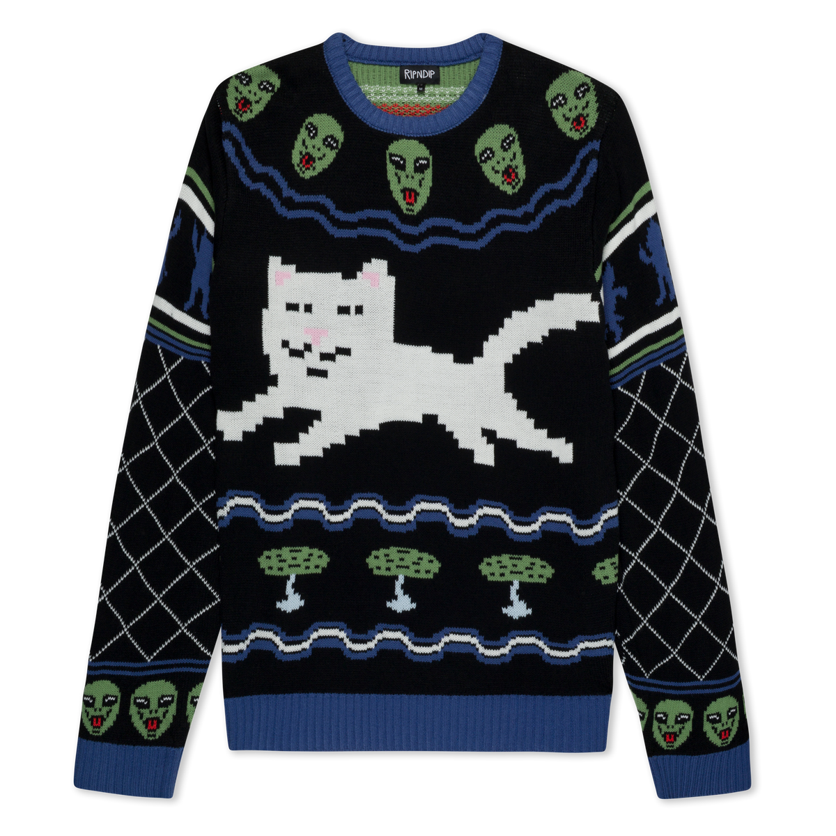 RIPNDIP Out Of This World Knit Sweater (Black)