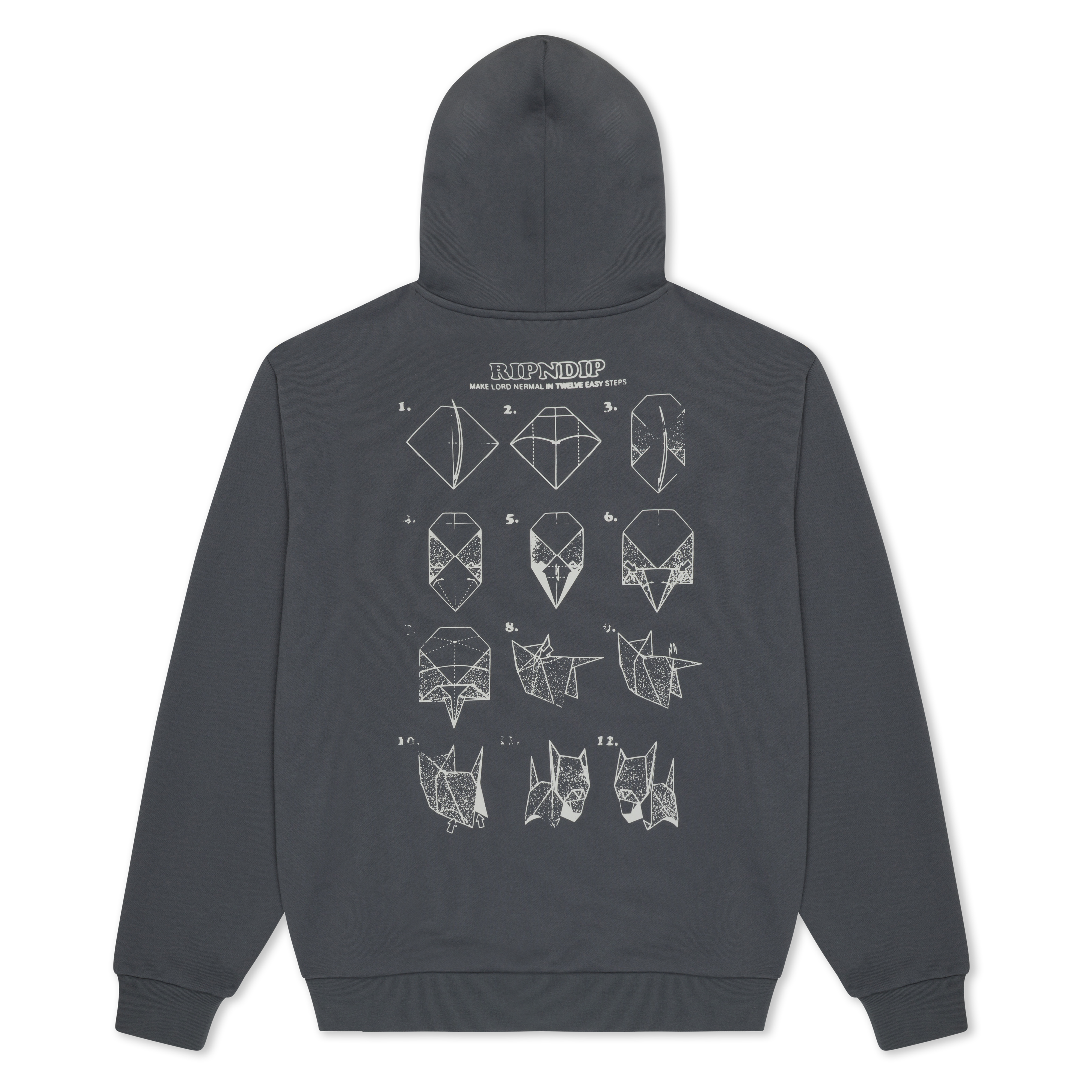 RIPNDIP Origami Hoodie (Charcoal)