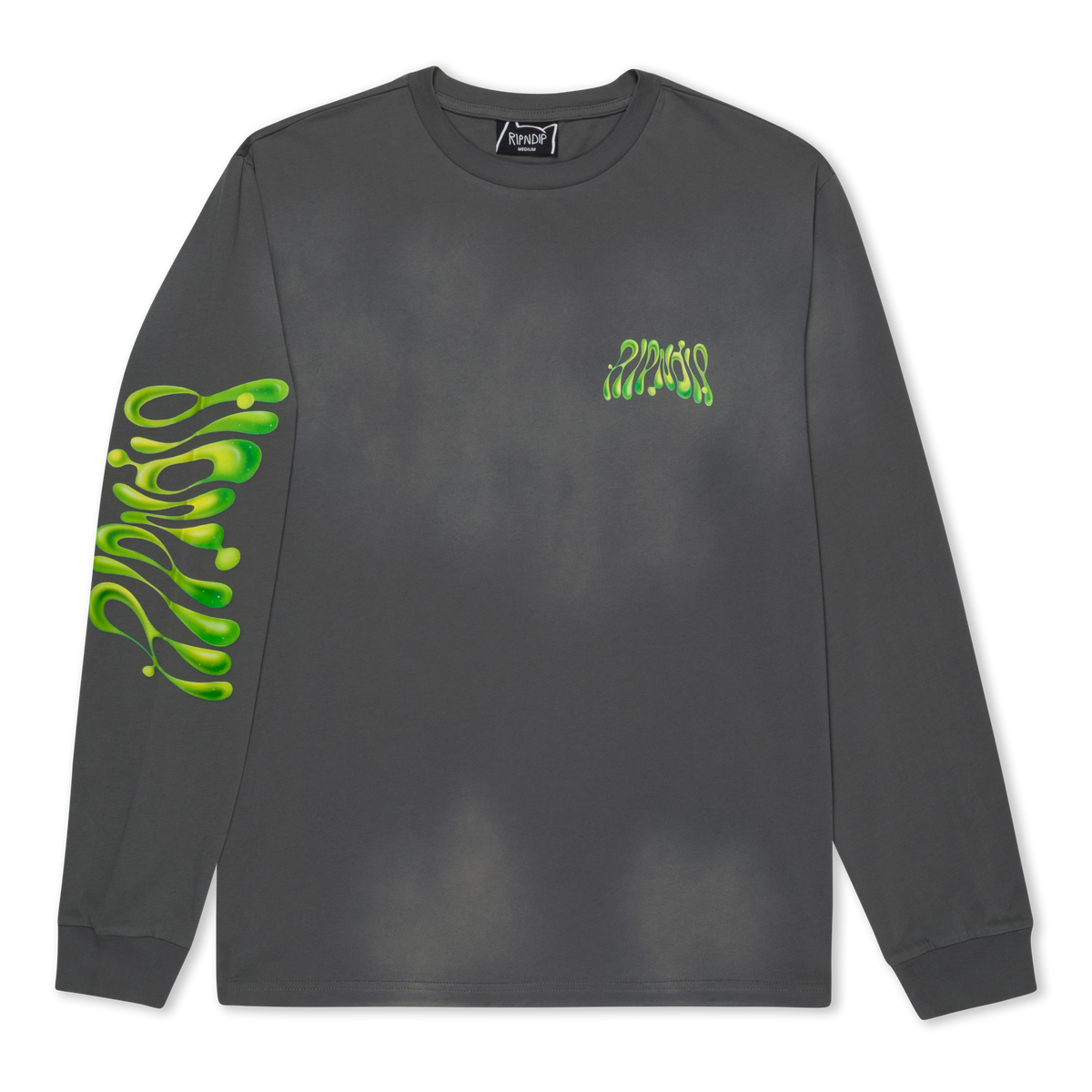 RIPNDIP Lava Lamp LS (Charcoal Vintage Wash)