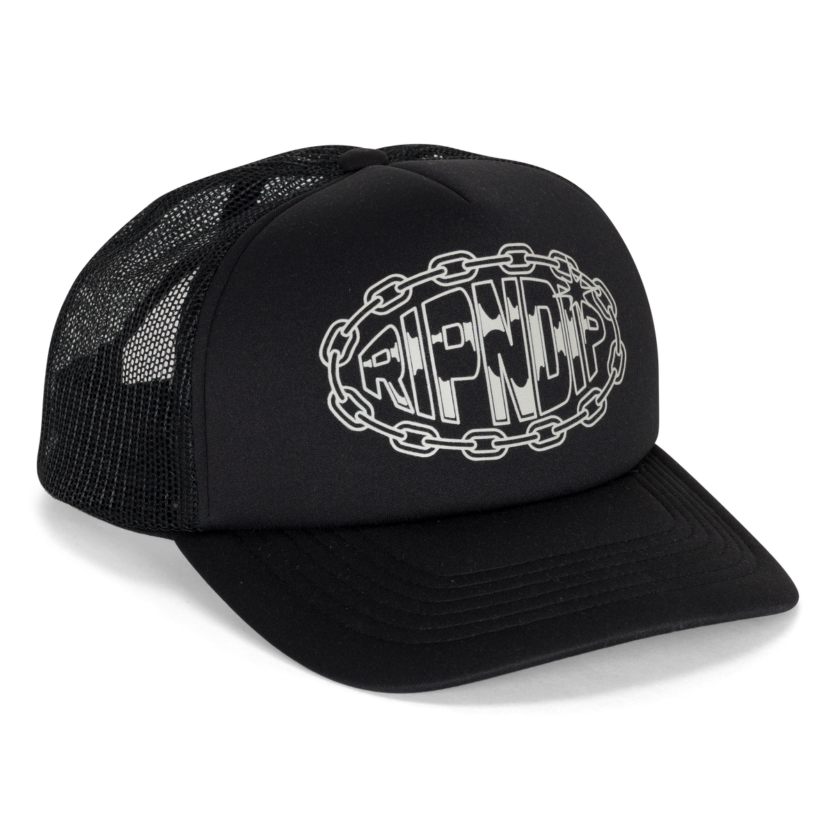 RIPNDIP Linked Up Trucker Hat (Black)