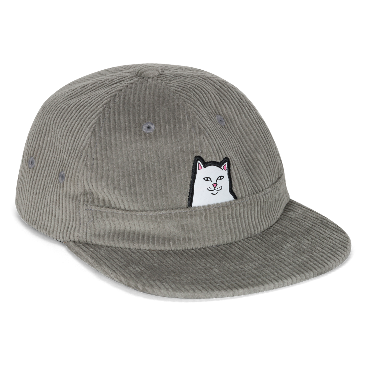 RIPNDIP Lord Nermal Corduroy Snapback  (Charcoal )