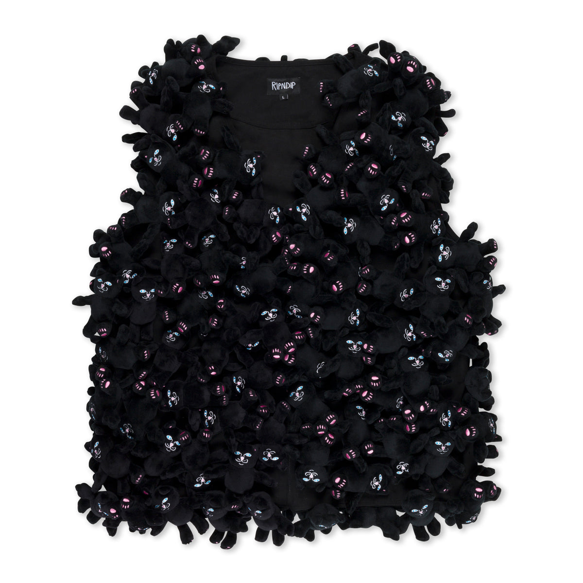RIPNDIP Jermie Plush Vest (Black)