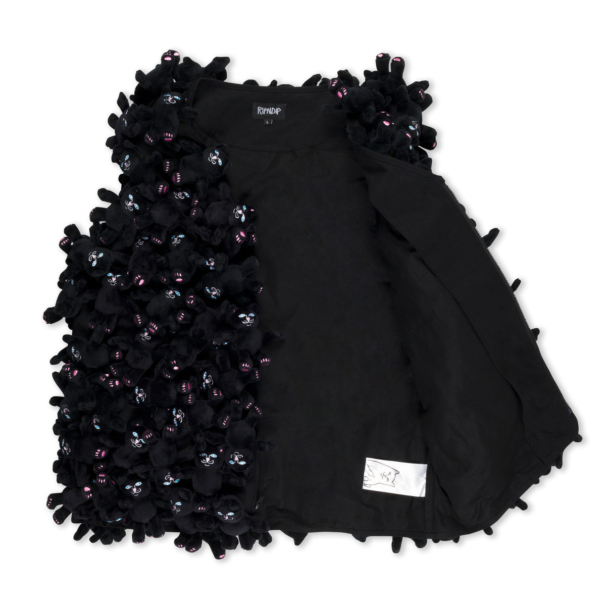 RIPNDIP Jermie Plush Vest (Black)