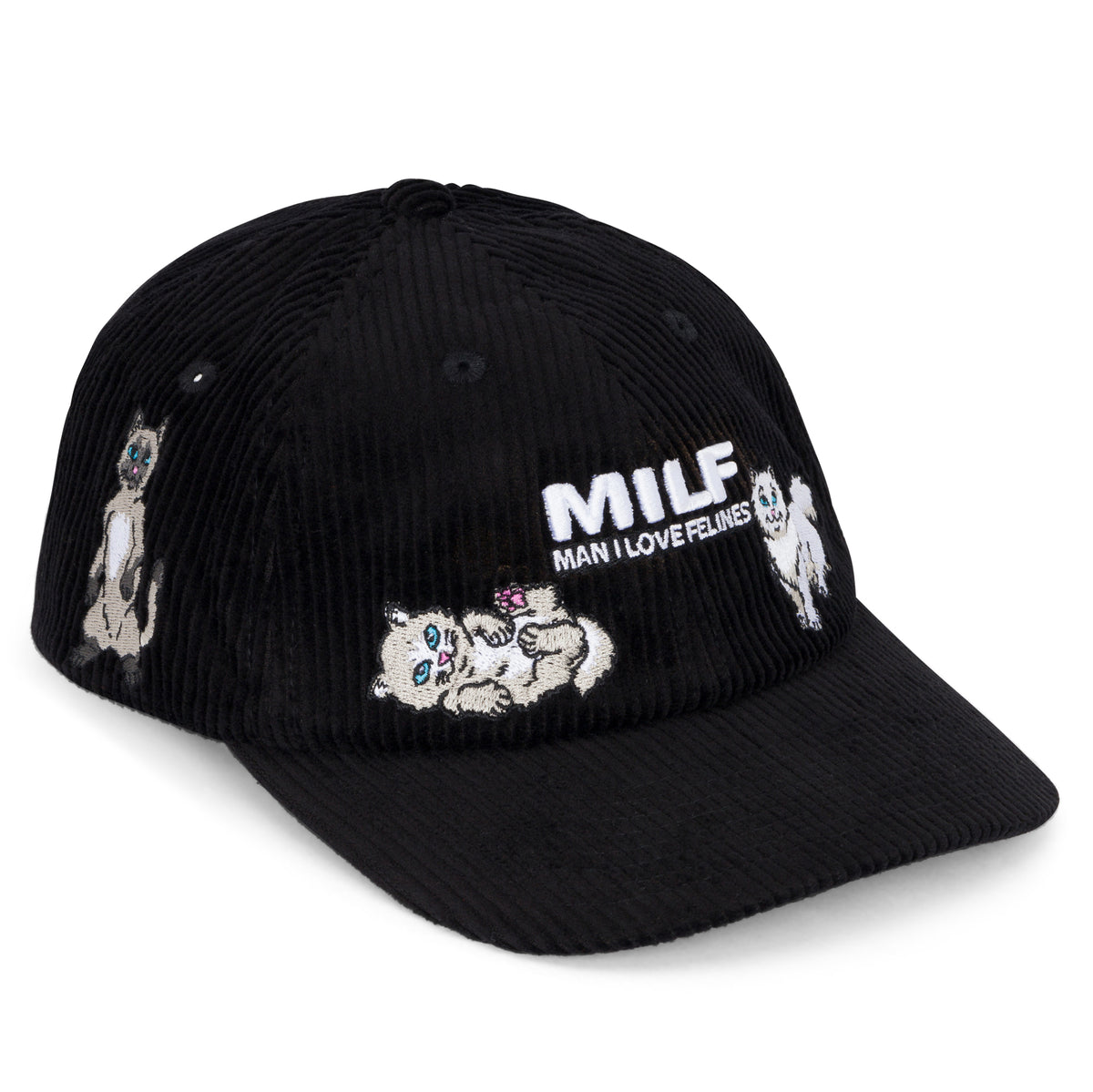 RIPNDIP Man I Love Felines Strapback (Black)