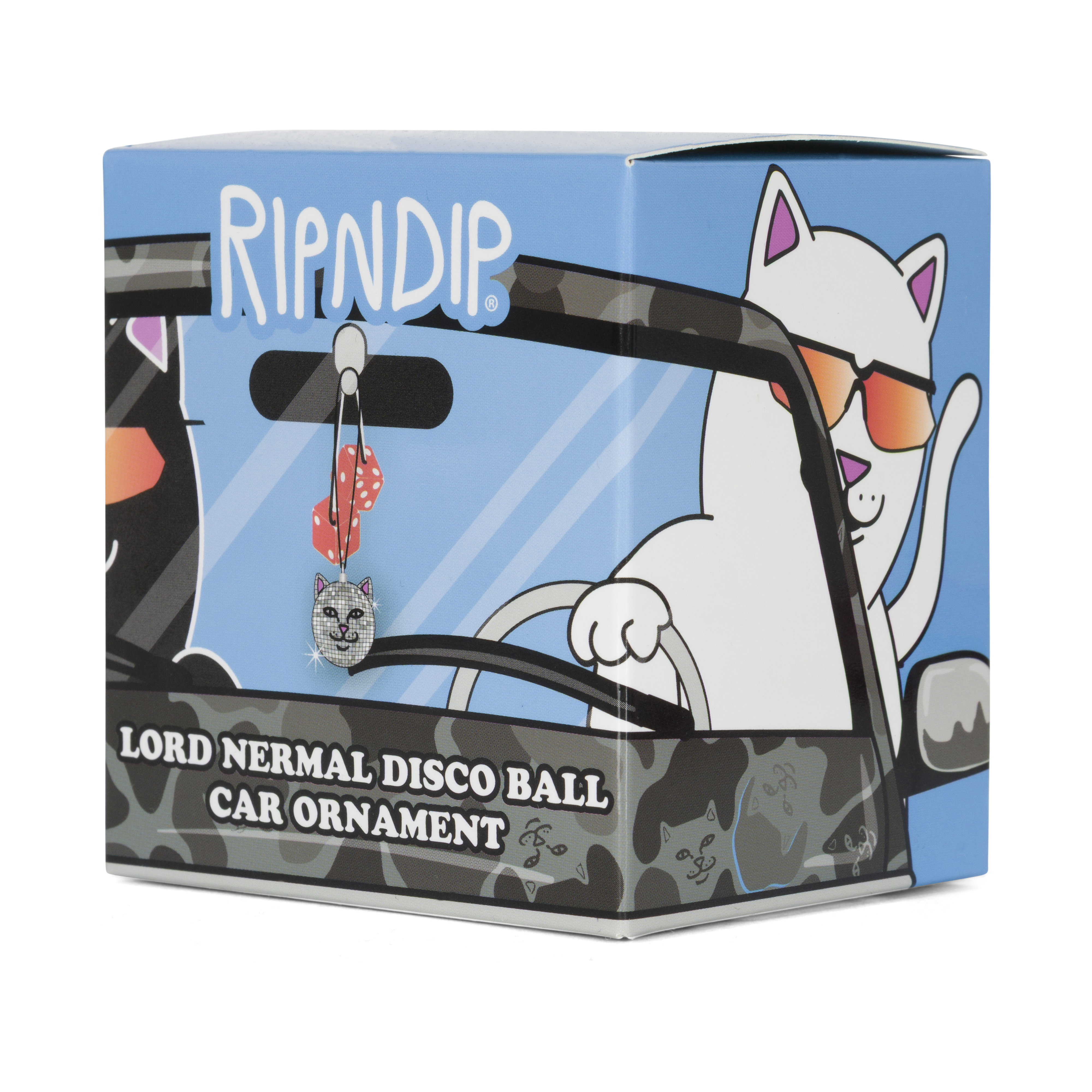 RIPNDIP Nermal Disco Car Ornament (Metallic)
