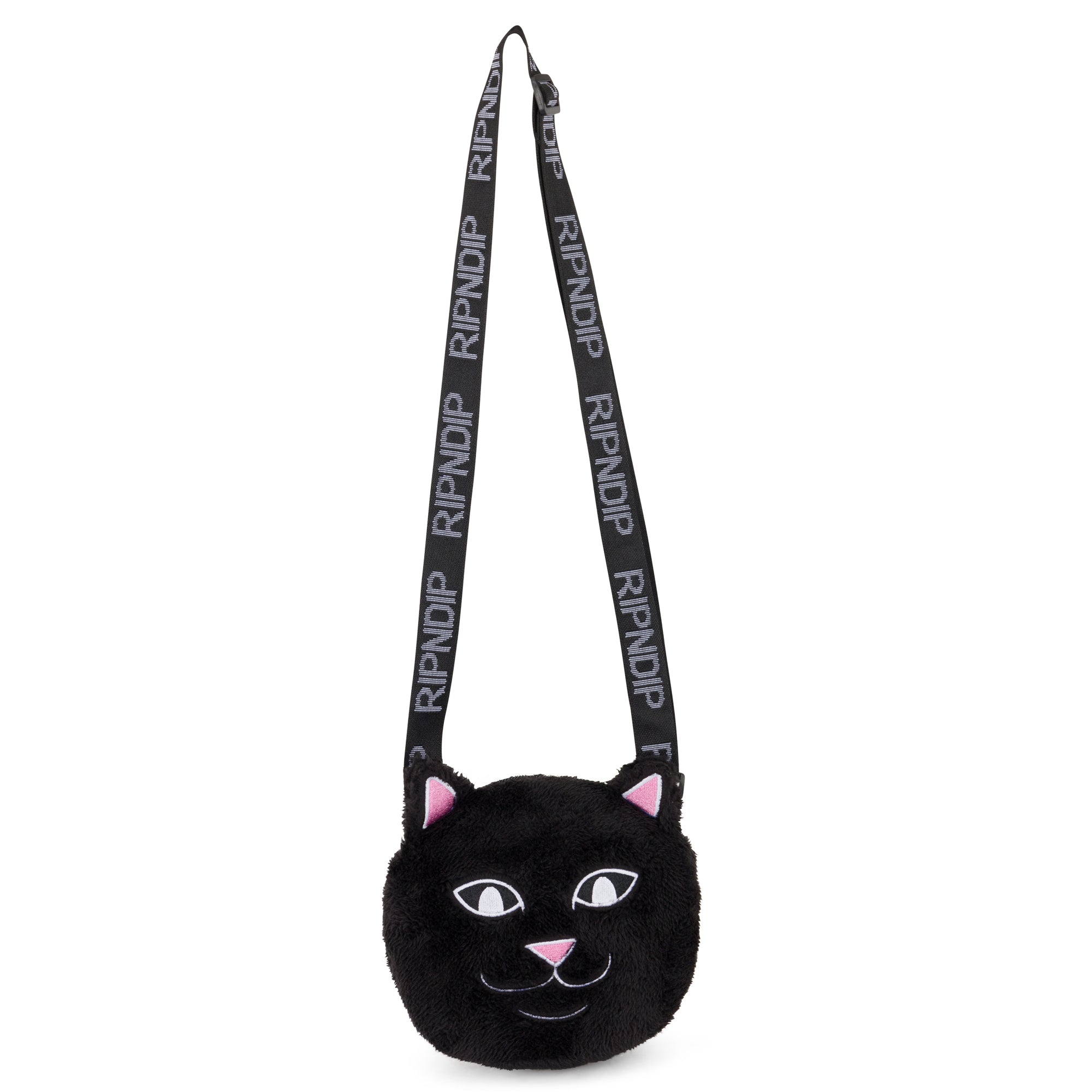 RIPNDIP Lord Jermal Sherpa Crossbody Bag (Black)