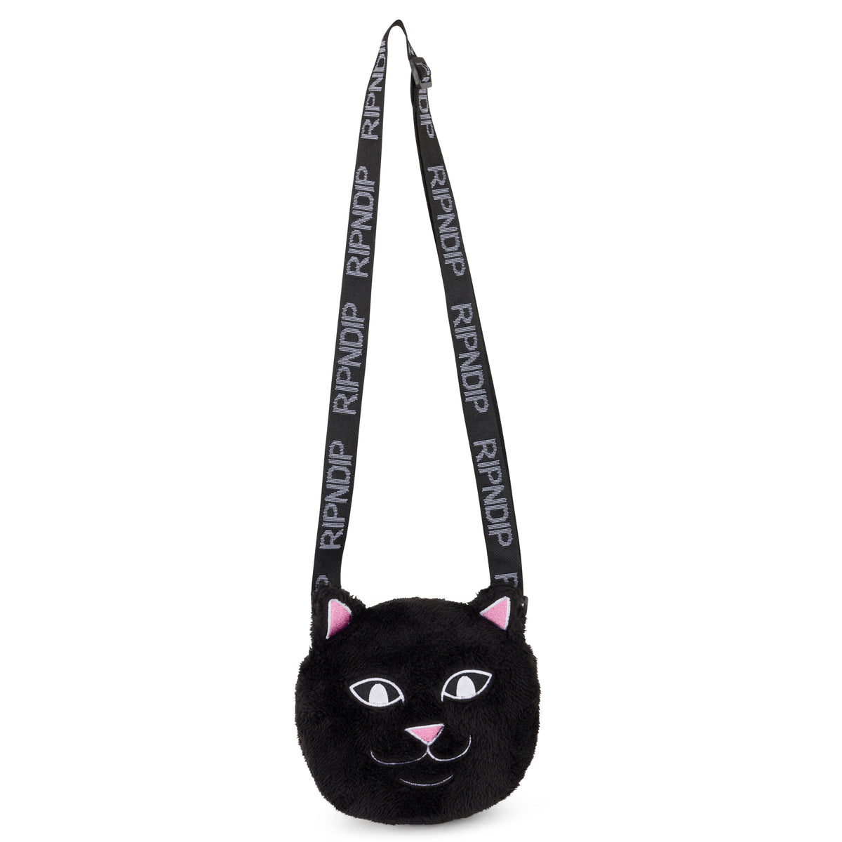 RIPNDIP Lord Jermal Sherpa Crossbody Bag (Black)