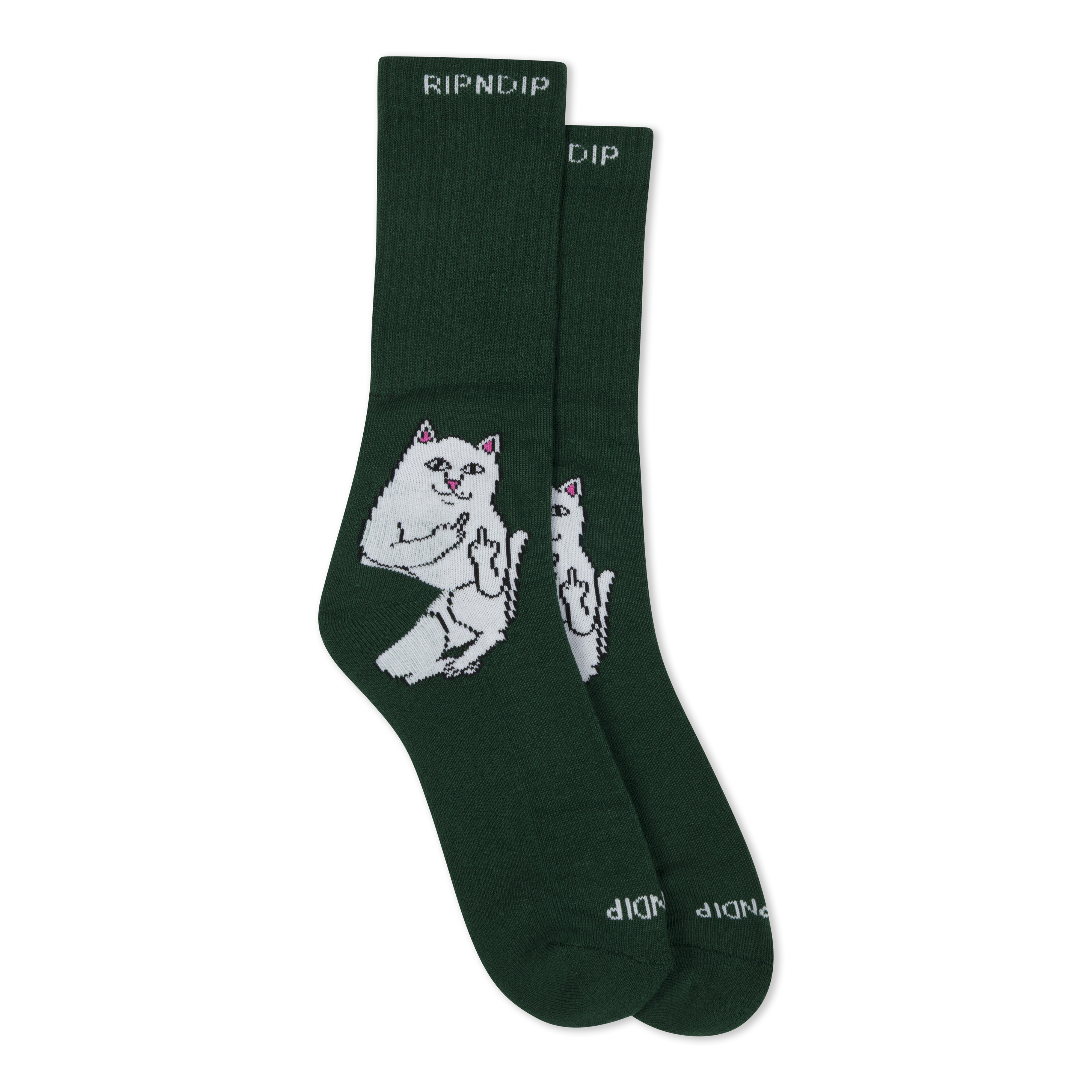 RIPNDIP Lord Nermal Socks (Hunter Green)
