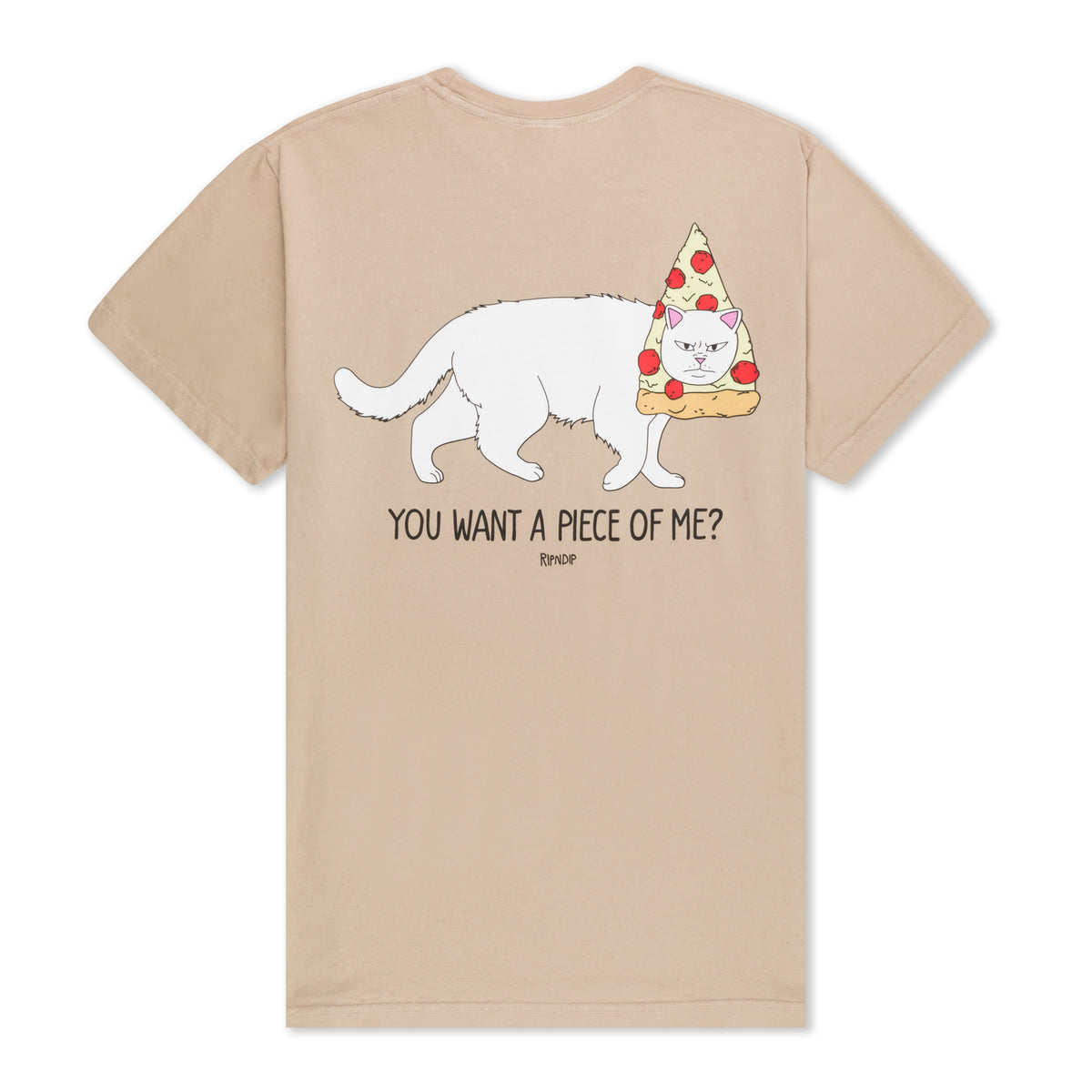 RIPNDIP Wanna Piece Of Me? Tee (Almond)