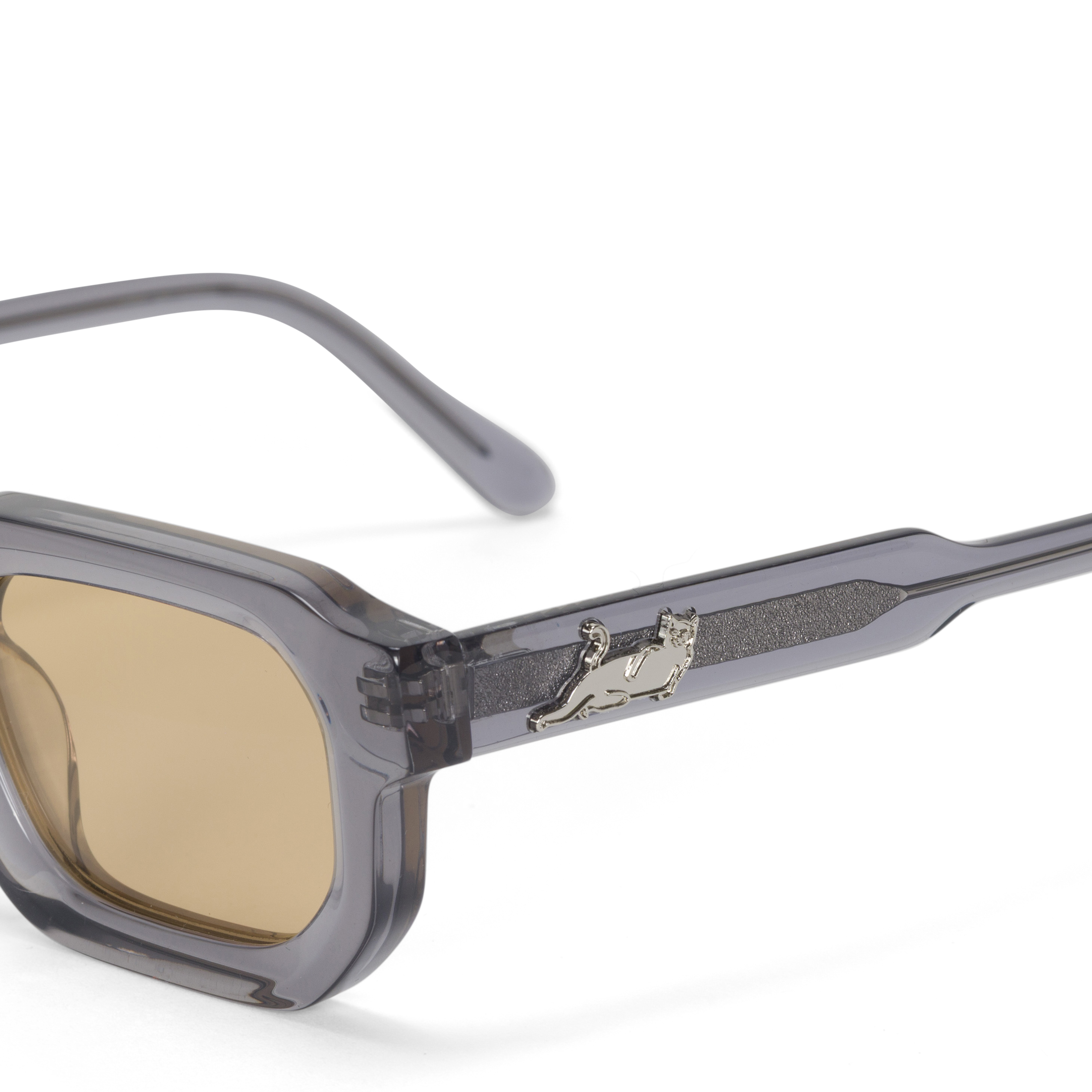 RIPNDIP Castanza Sunglasses (Grey / Dusty Yellow)