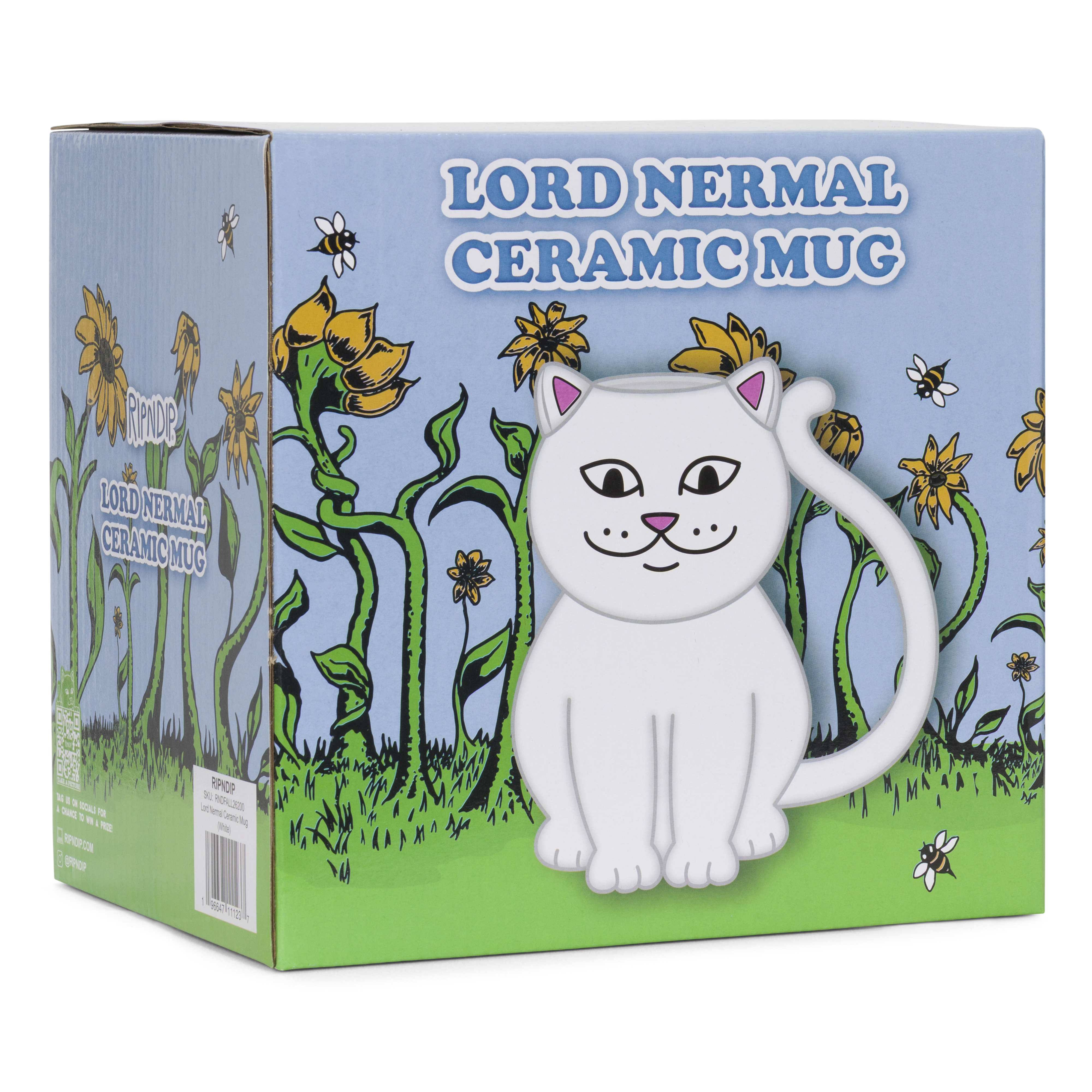 RIPNDIP Lord Nermal Ceramic Mug (White)
