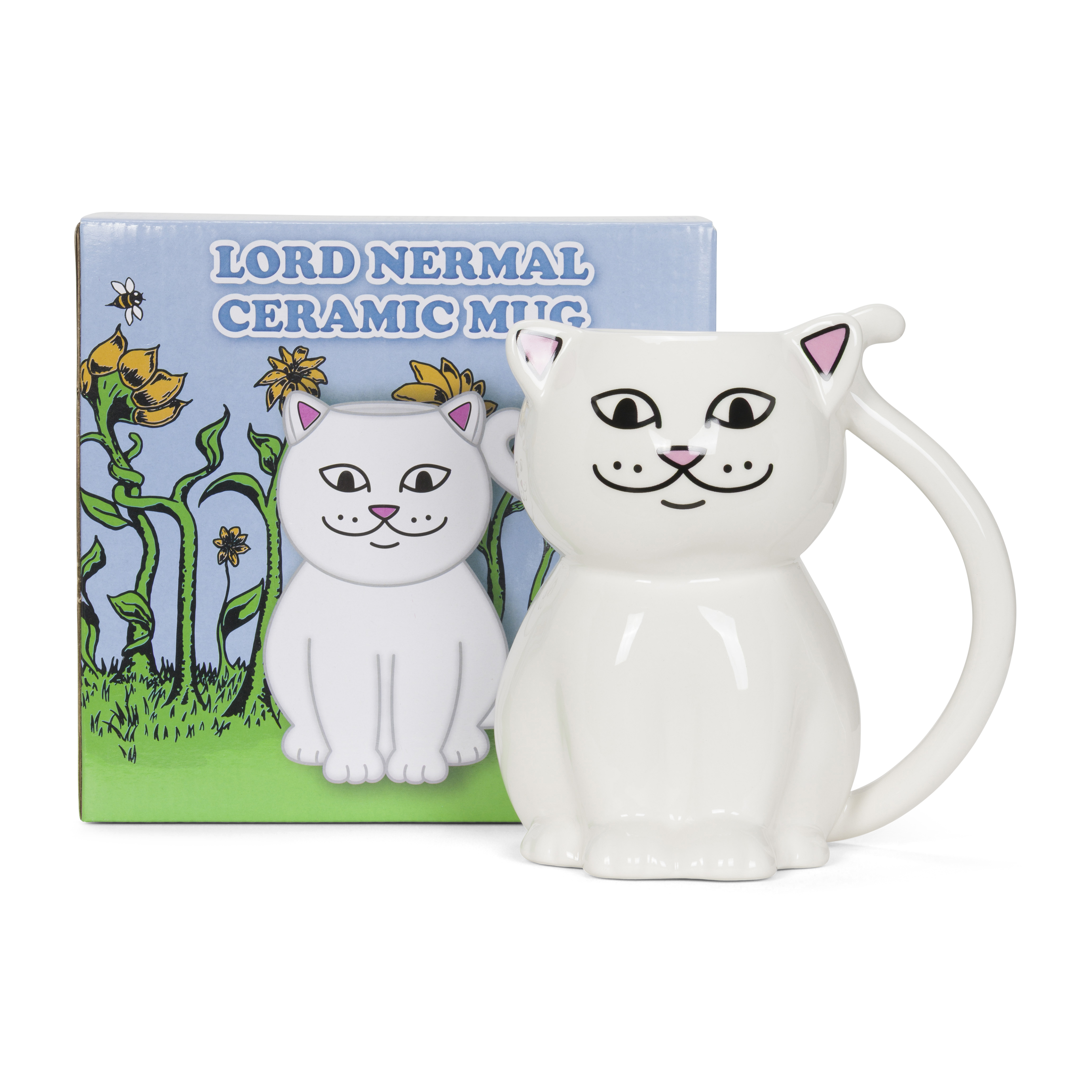RIPNDIP Lord Nermal Ceramic Mug (White)