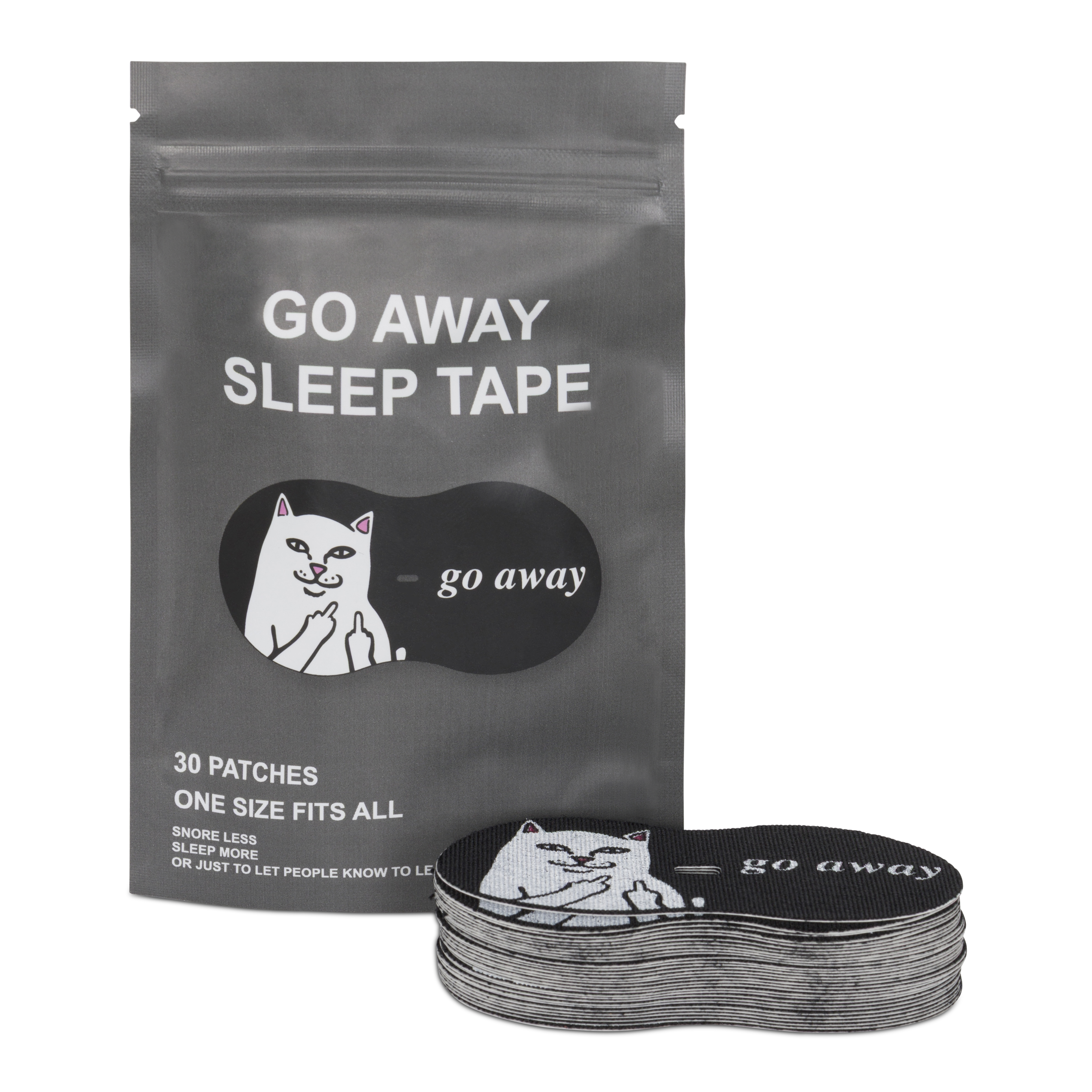 RIPNDIP Go Away Sleep Tape (Black)