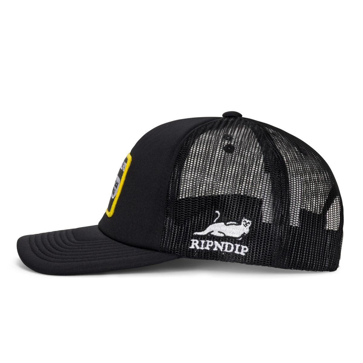 RIPNDIP Meow Meow Trucker Hat (Black)
