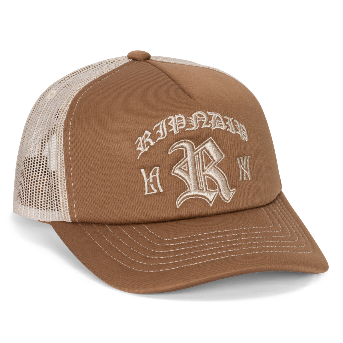 RIPNDIP Cities Trucker Hat (Brown / Sand)