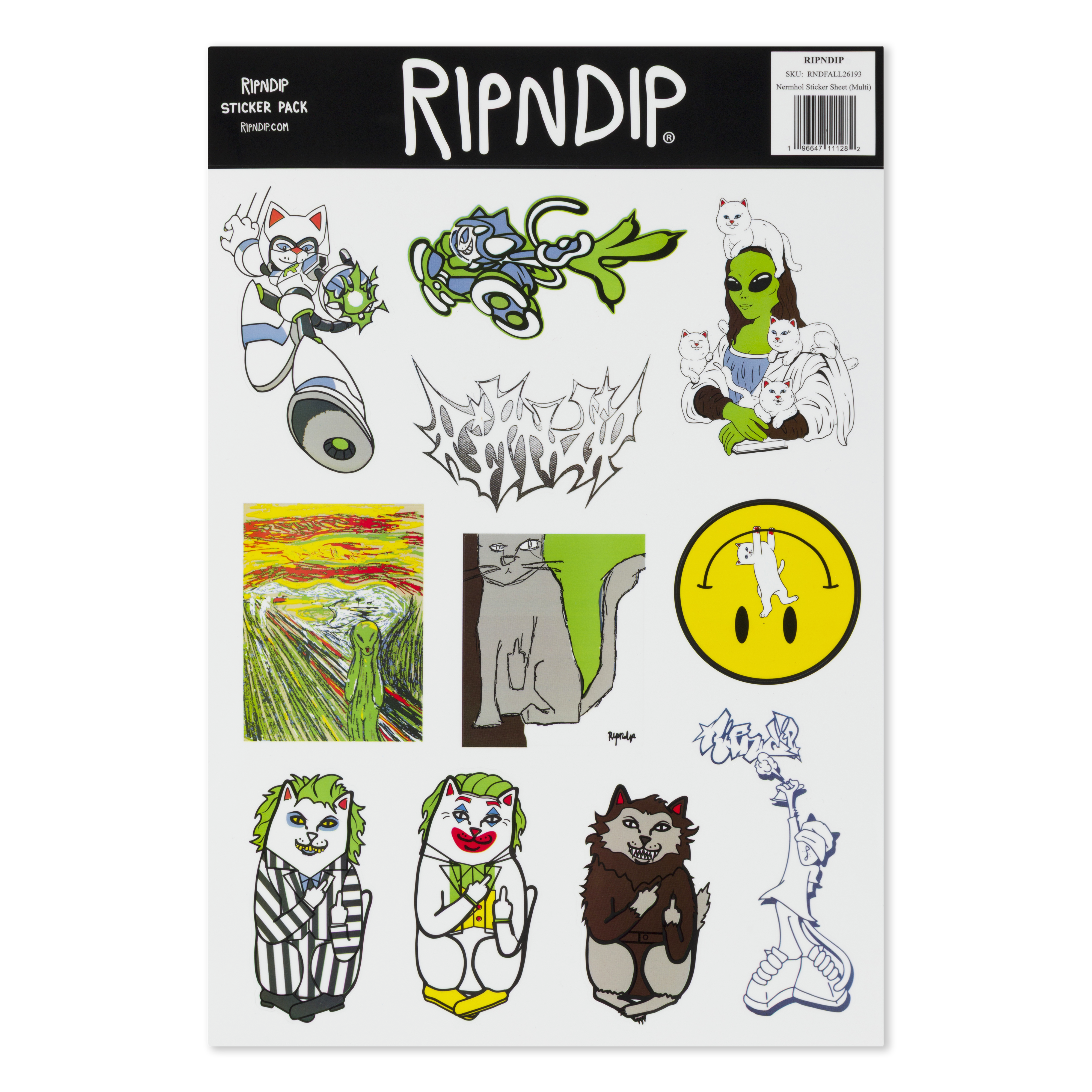 Nermhol Sticker Sheet (Multi)