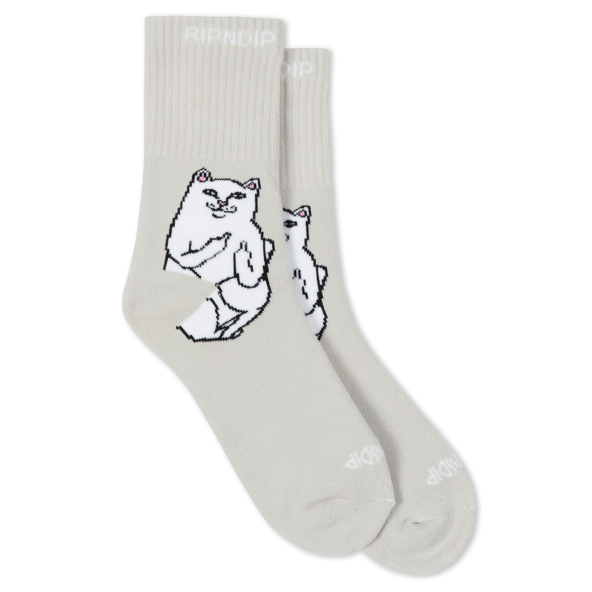 RIPNDIP Lord Nermal Mid Socks (Grey)
