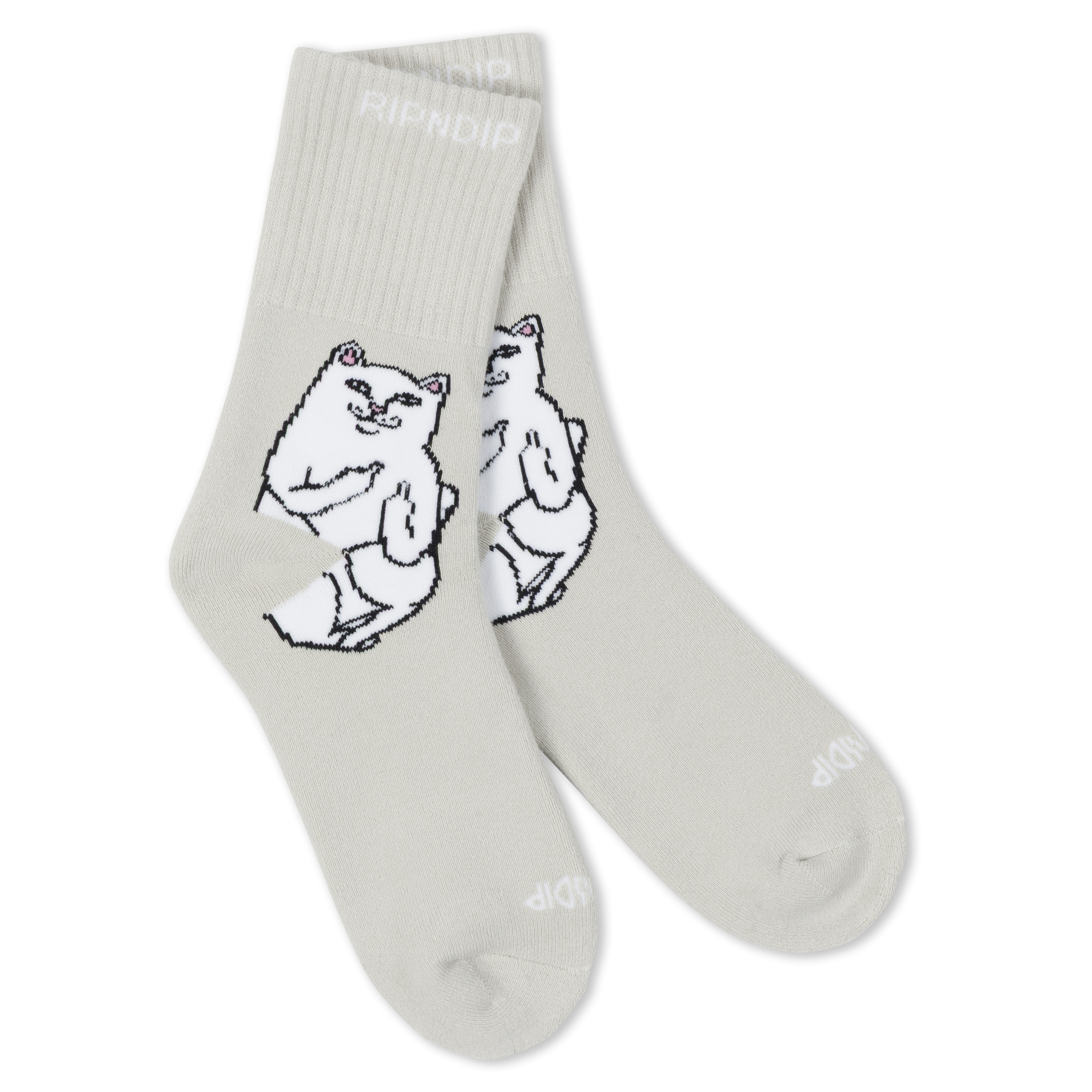RIPNDIP Lord Nermal Mid Socks (Grey)