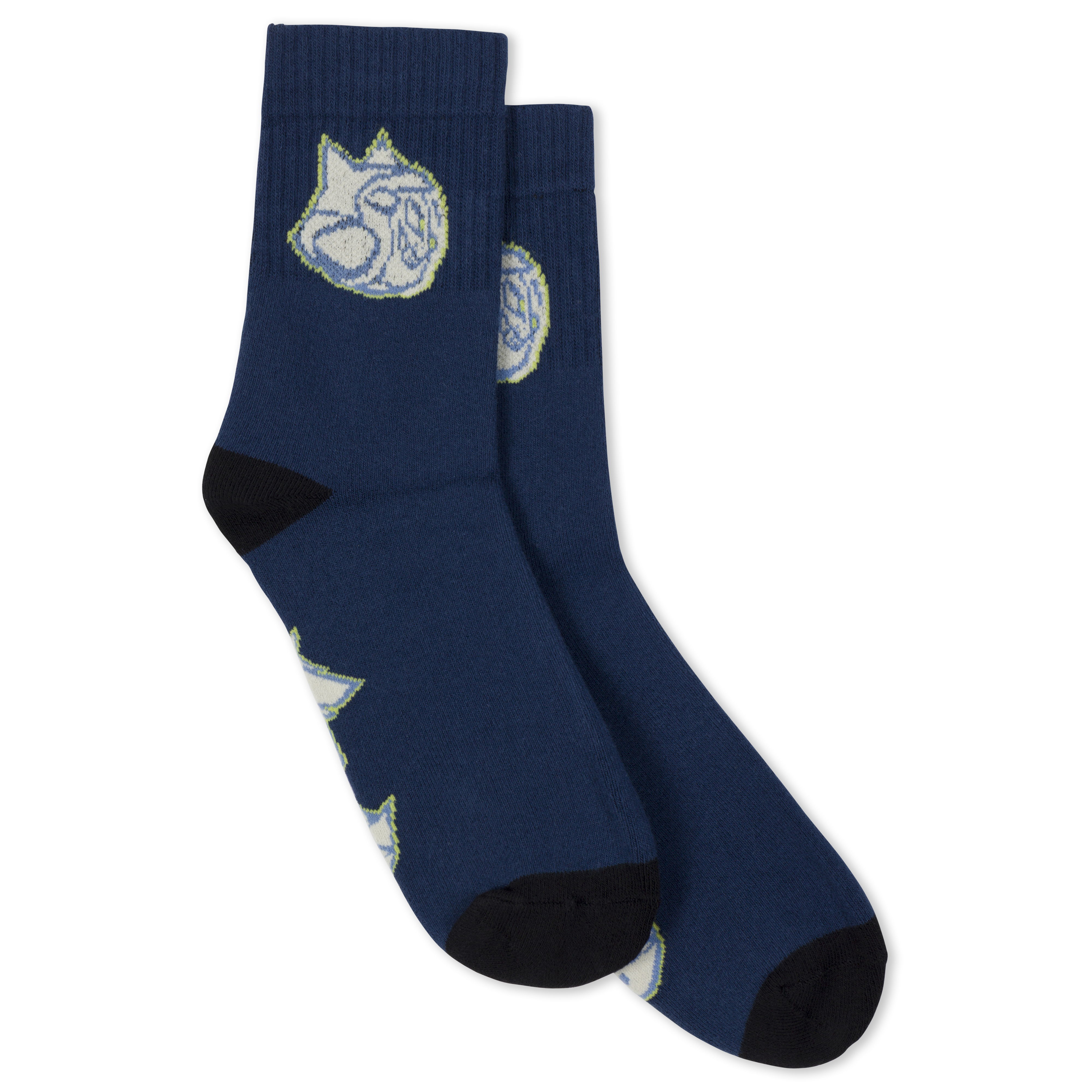 RIPNDIP Cyclone Mid Socks (Navy)