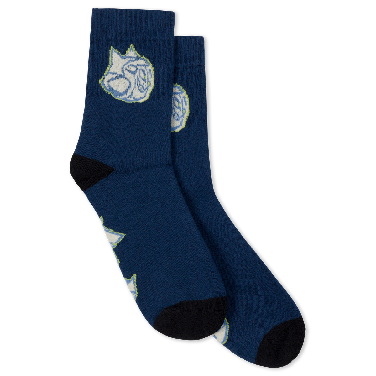 RIPNDIP Cyclone Mid Socks (Navy)