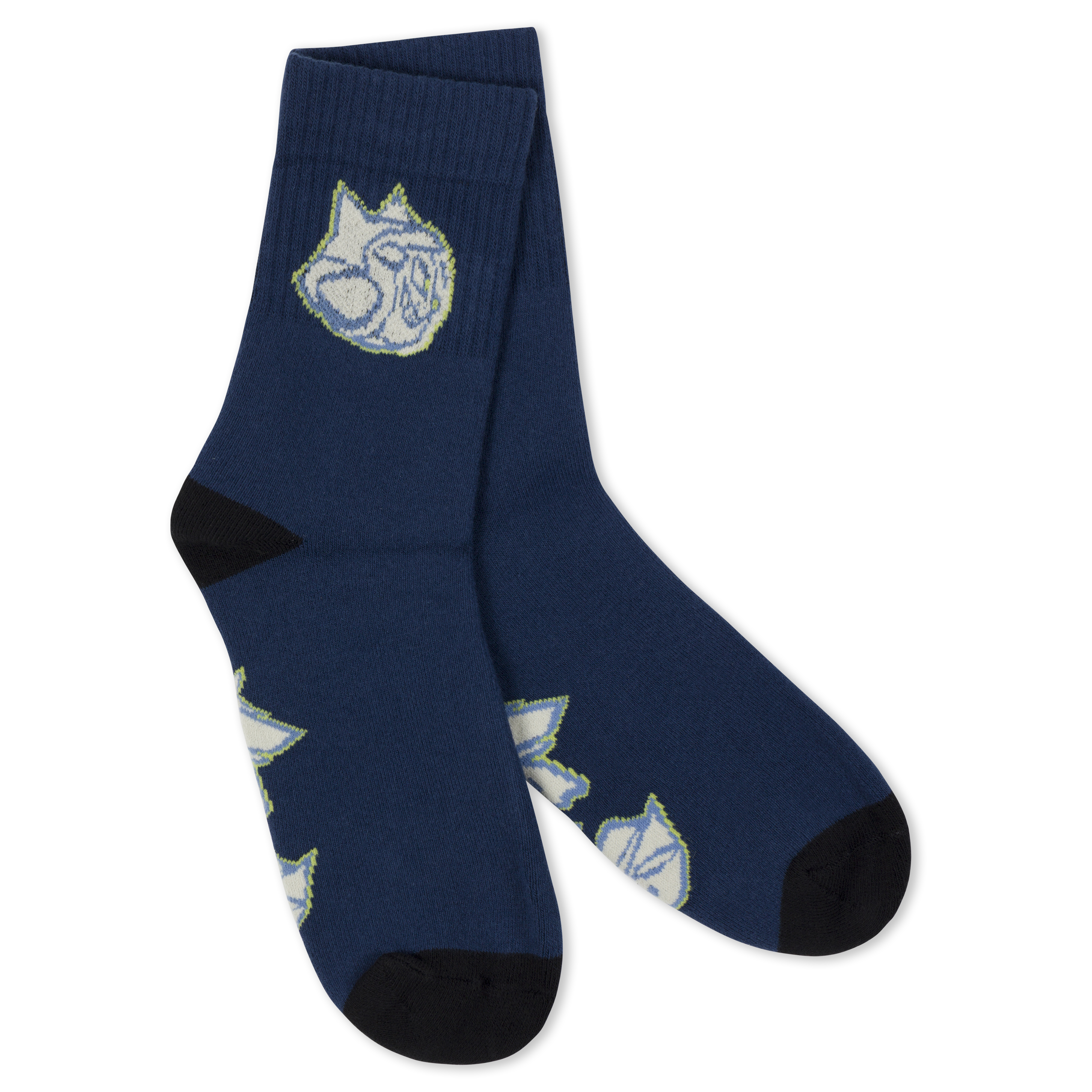 RIPNDIP Cyclone Mid Socks (Navy)