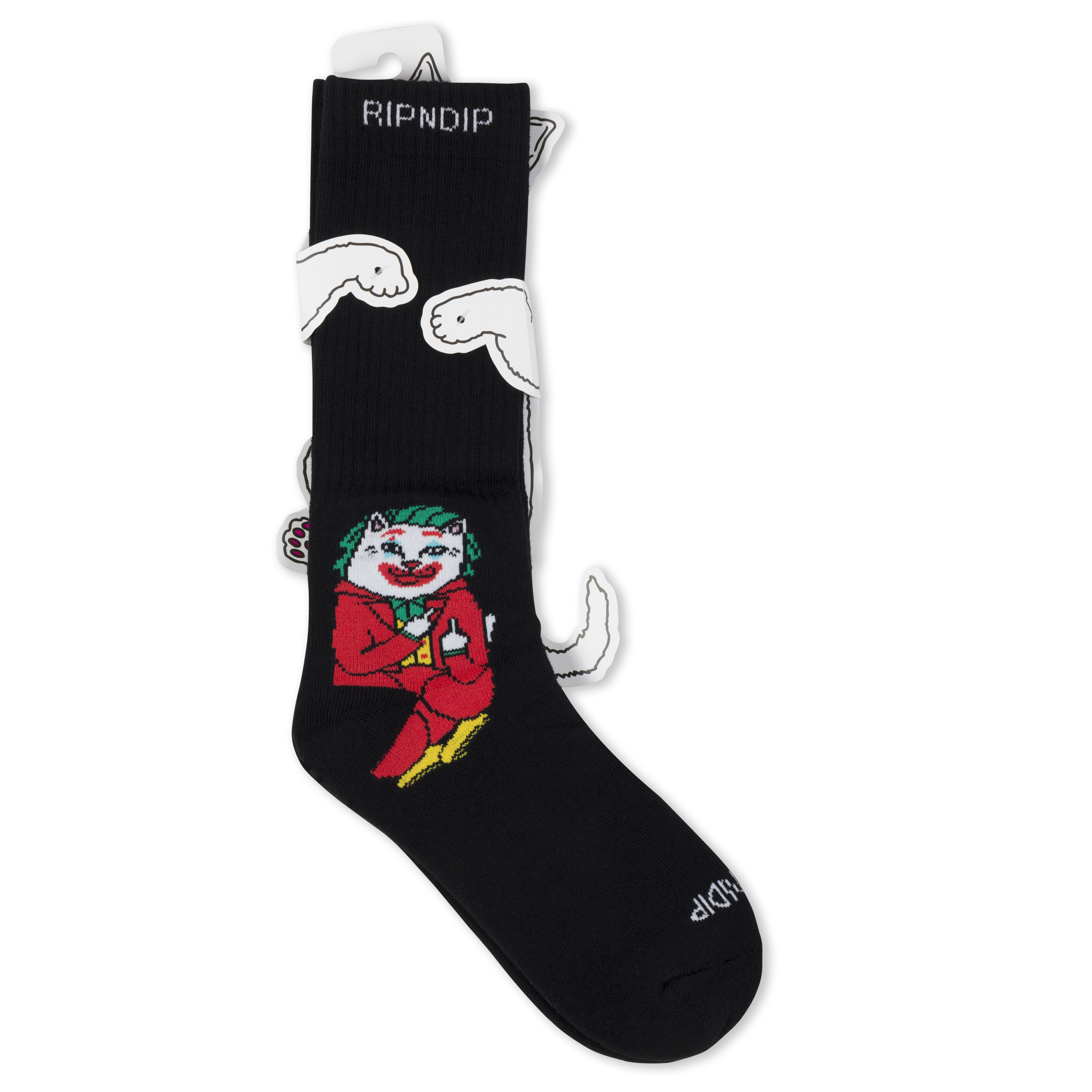 RIPNDIP Why So Nermal? Socks (Black)