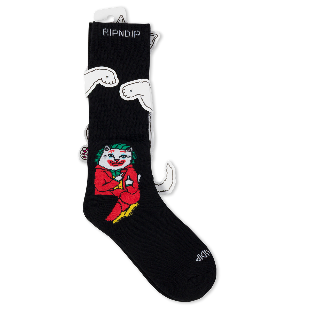 RIPNDIP Why So Nermal? Socks (Black)