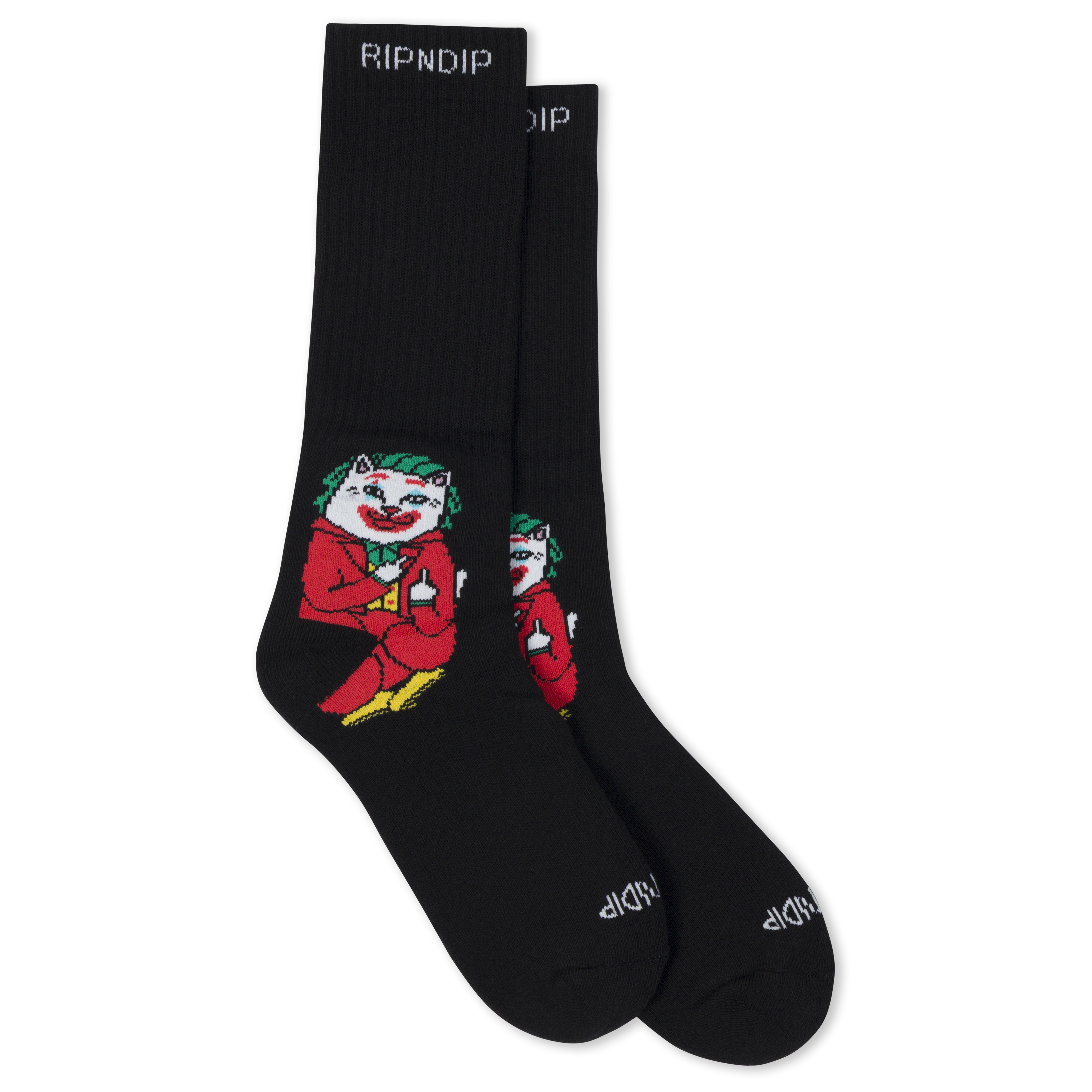RIPNDIP Why So Nermal? Socks (Black)