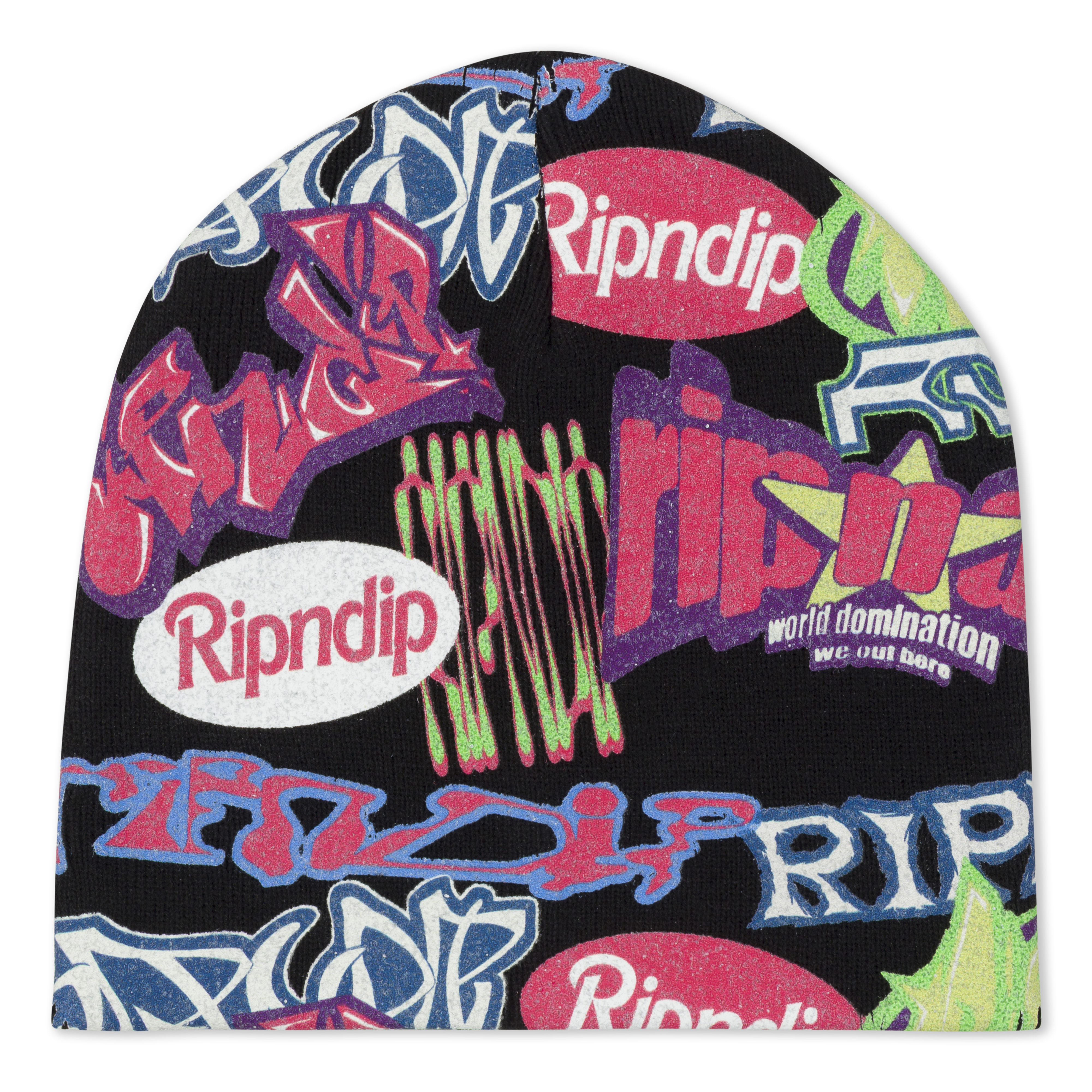 RIPNDIP Out Here Tour Skull Beanie (Multi)