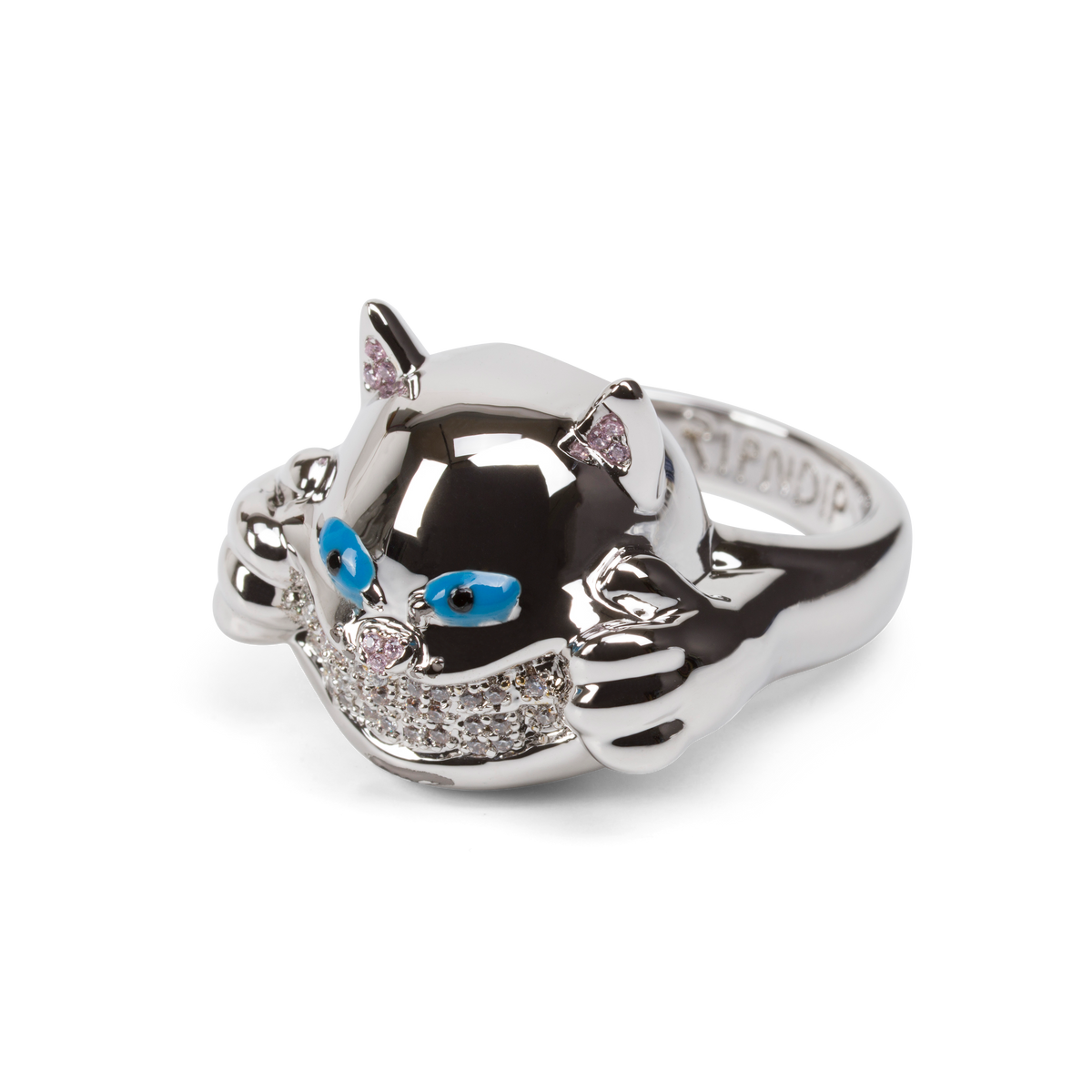 RIPNDIP Ripndip x King Ice Nermal Ring (Silver)