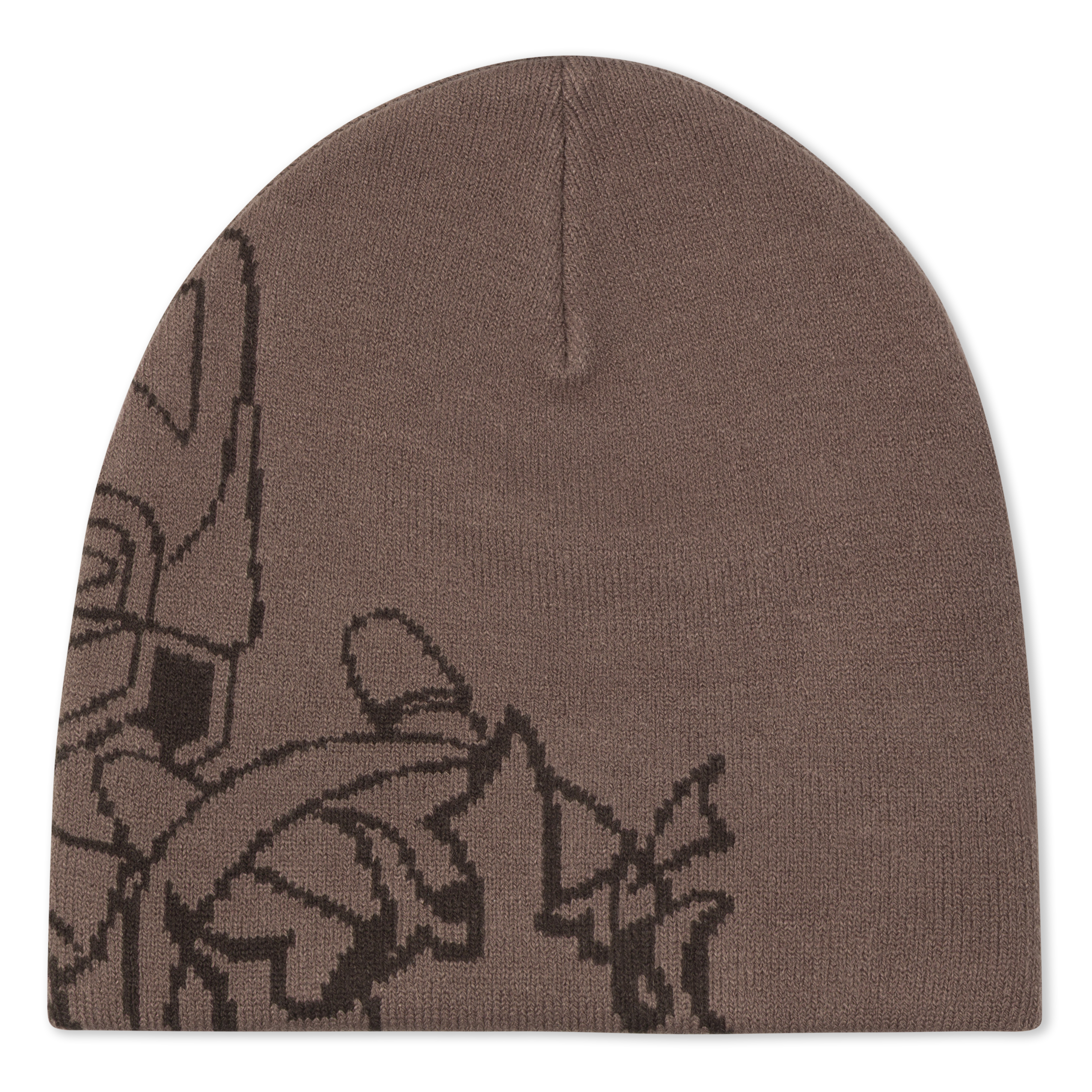RIPNDIP Rokkunerm Skull Beanie (Brown)