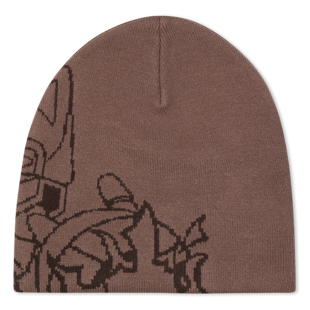 RIPNDIP Rokkunerm Skull Beanie (Brown)